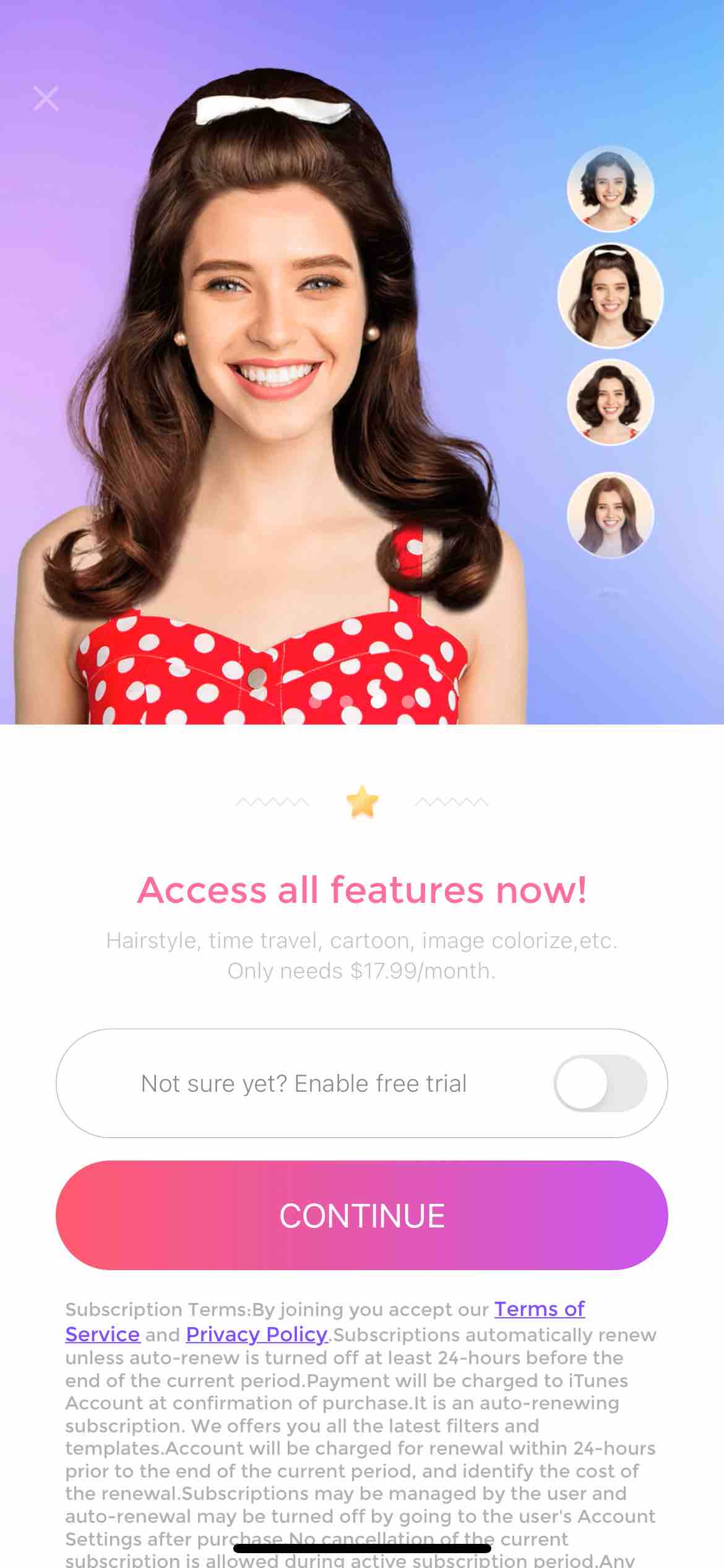 CutArt: Aging & Hair Editor