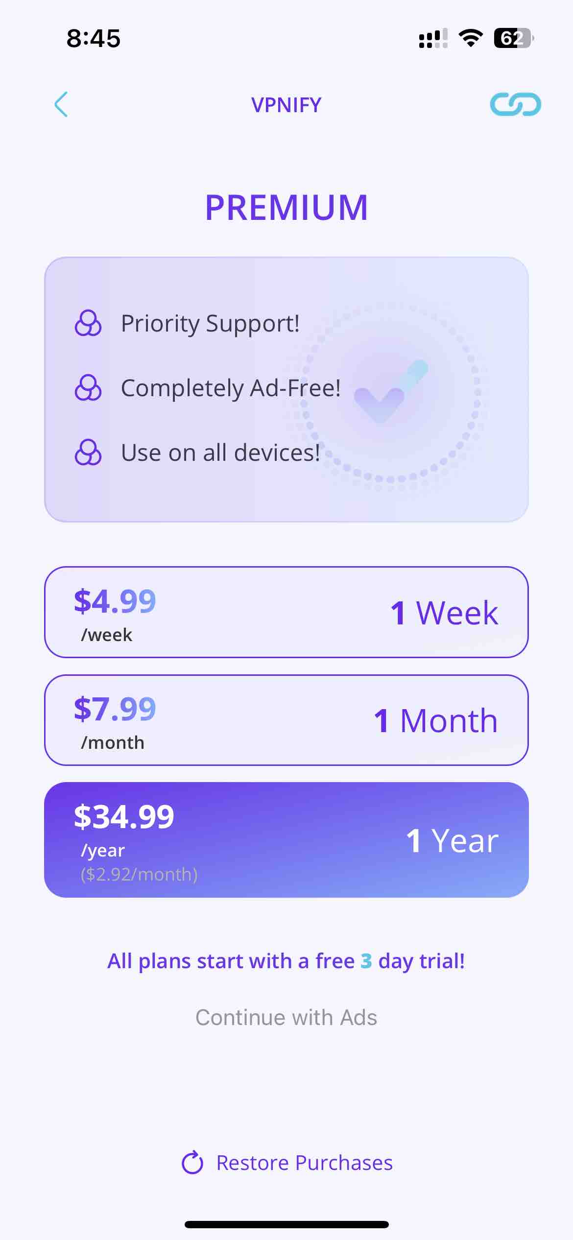 VPNIFY - Unlimited VPN