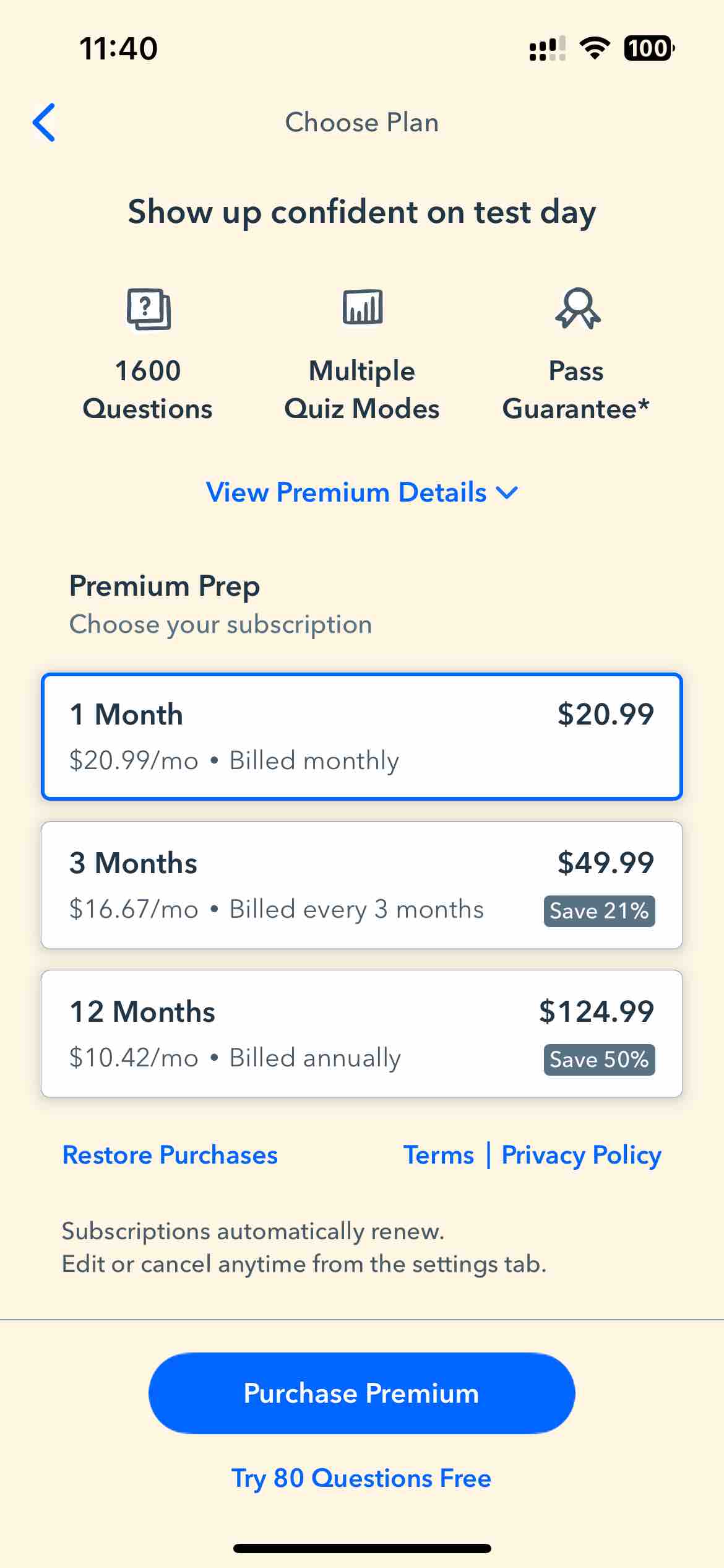 Professional Pocket Prep