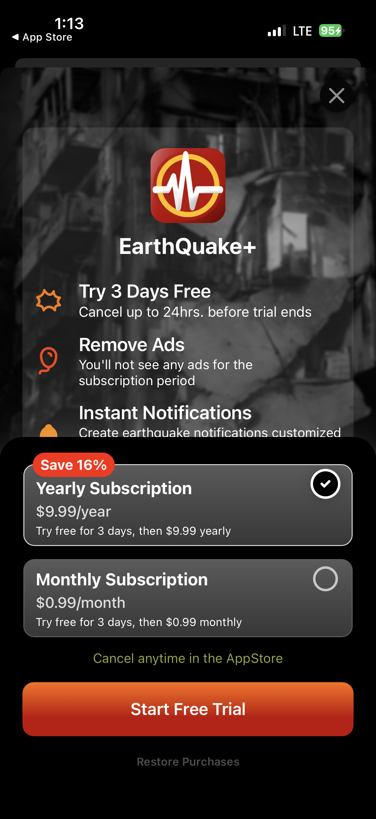EarthQuake+