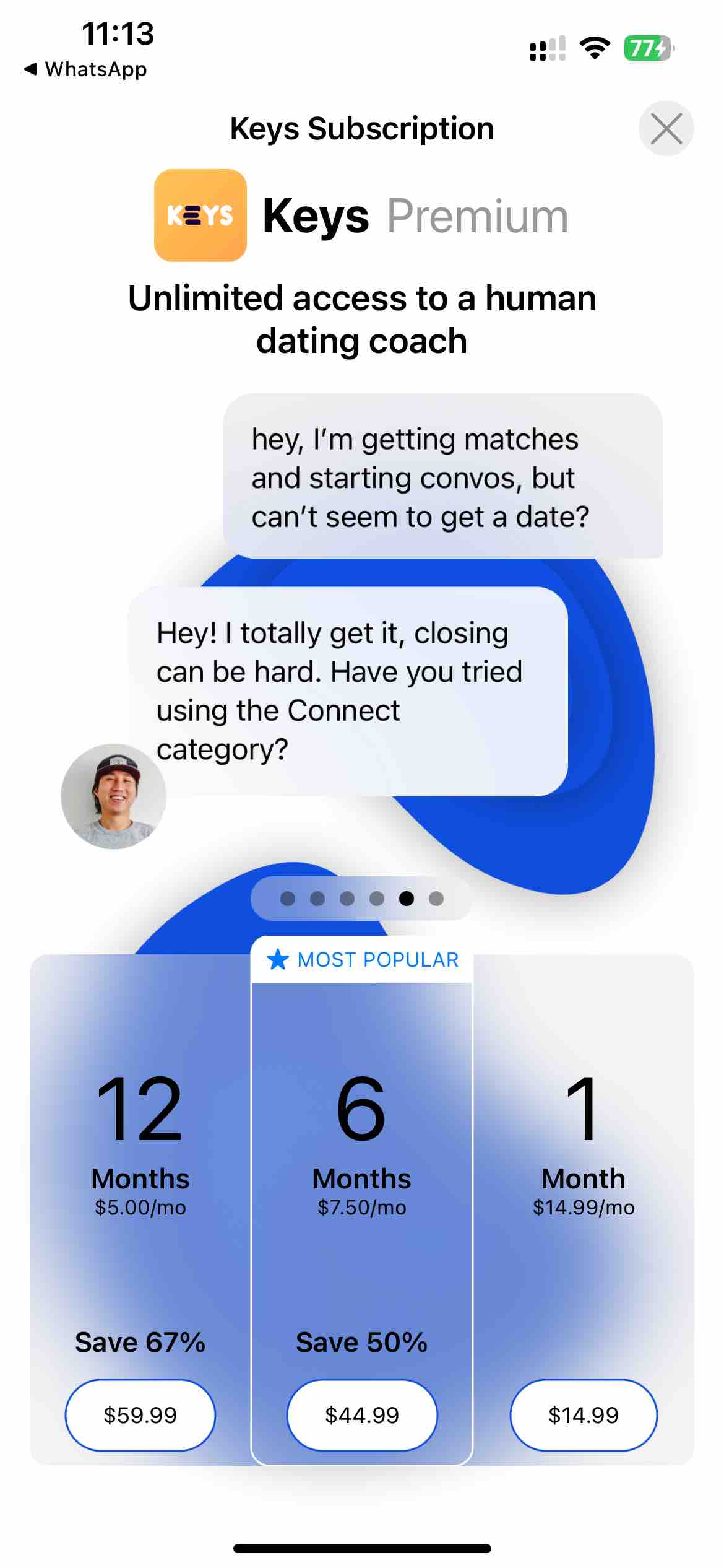 Keys AI Texting Coach
