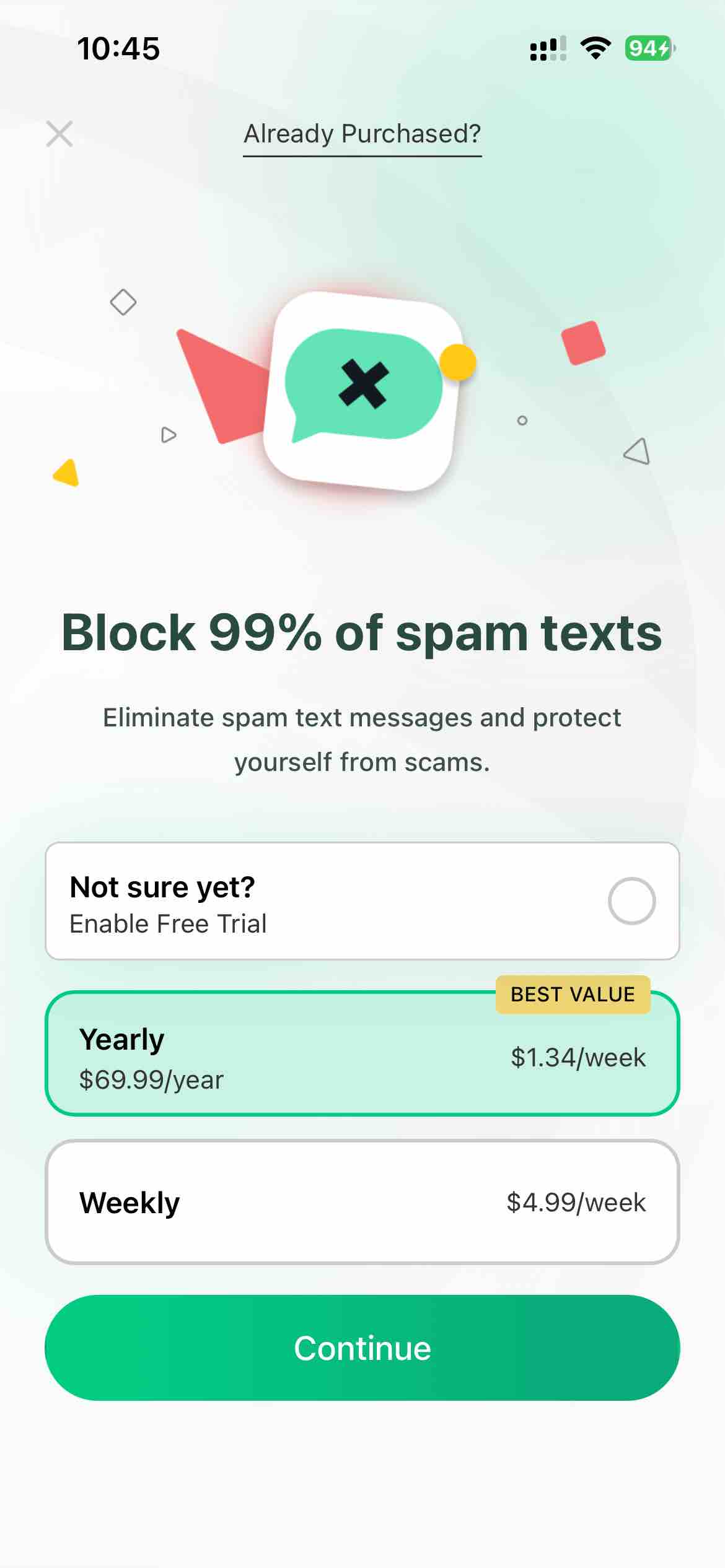 Textkiller - Spam Text Blocker