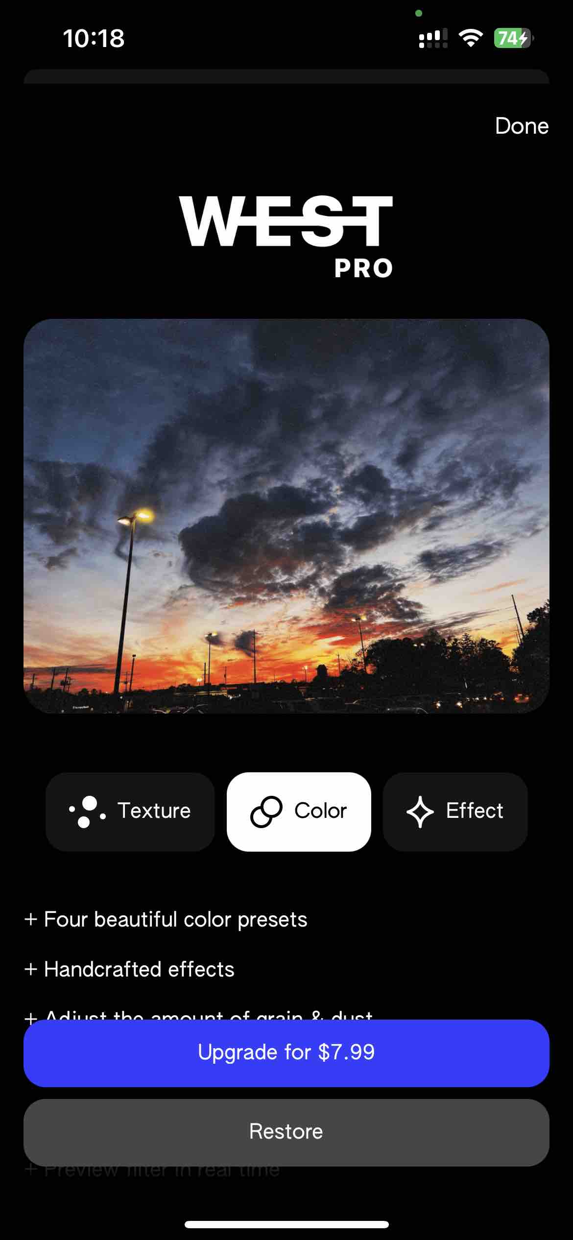 West - Film & Effects