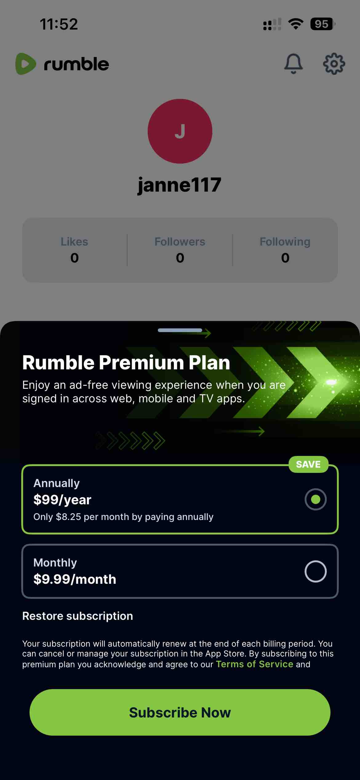 Rumble: Livestreams & Videos