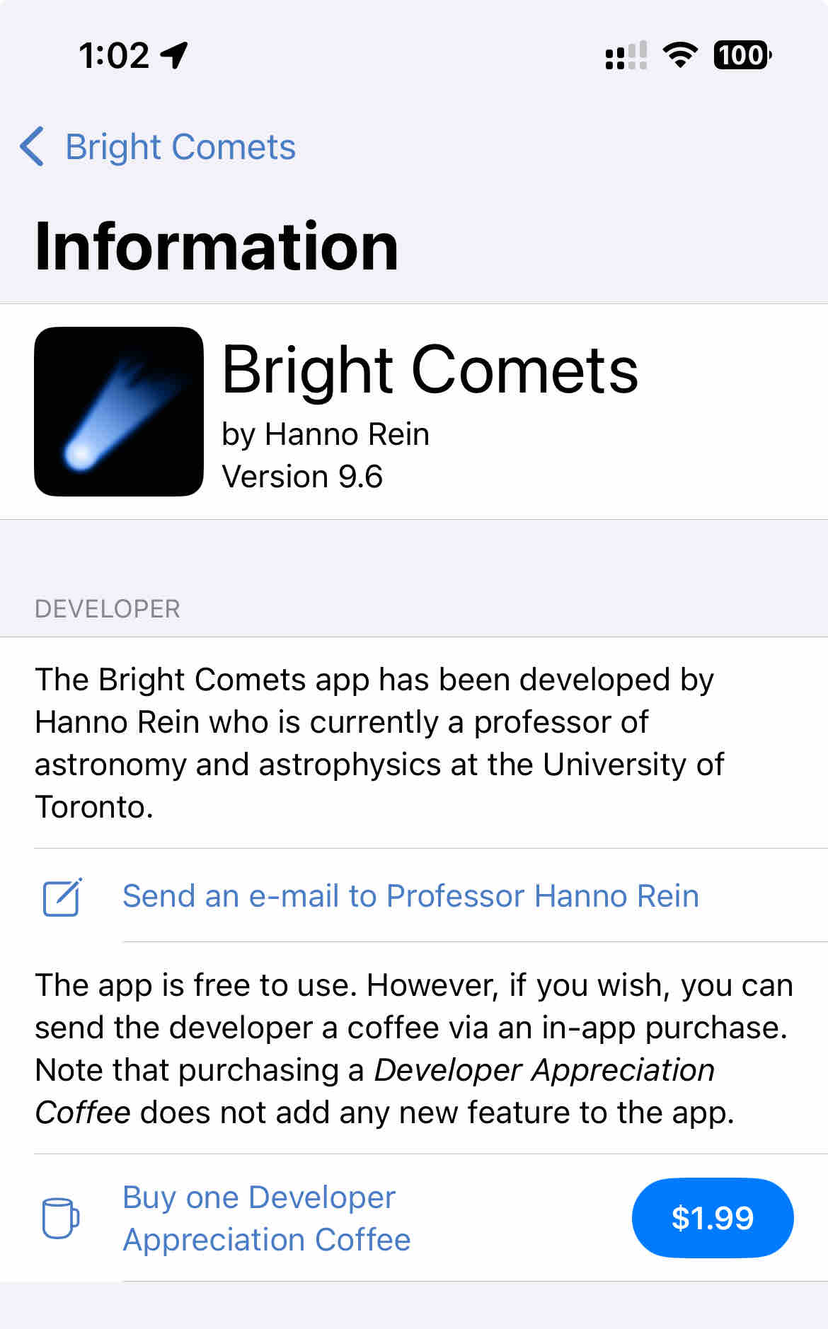 Bright Comets