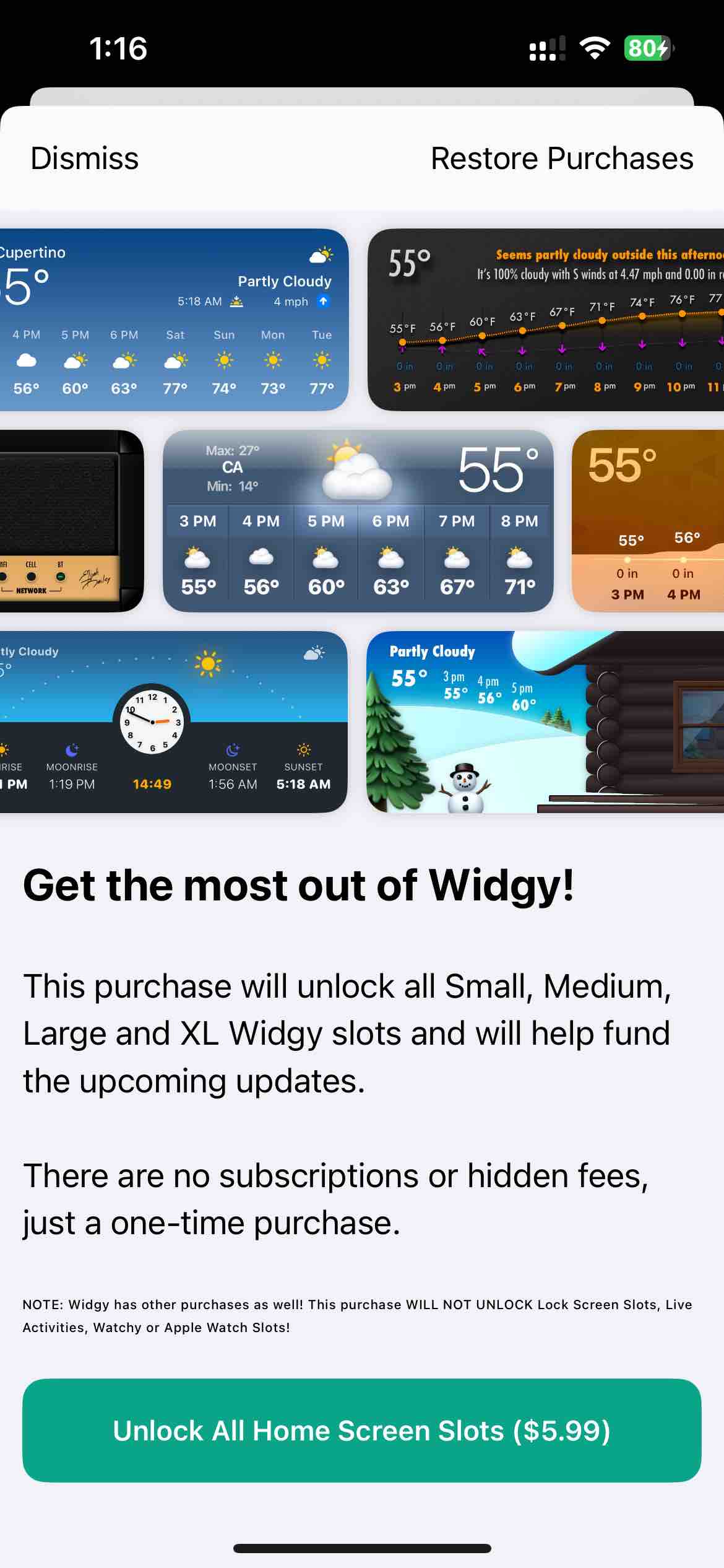 Widgy Widgets: Home/Lock/Watch