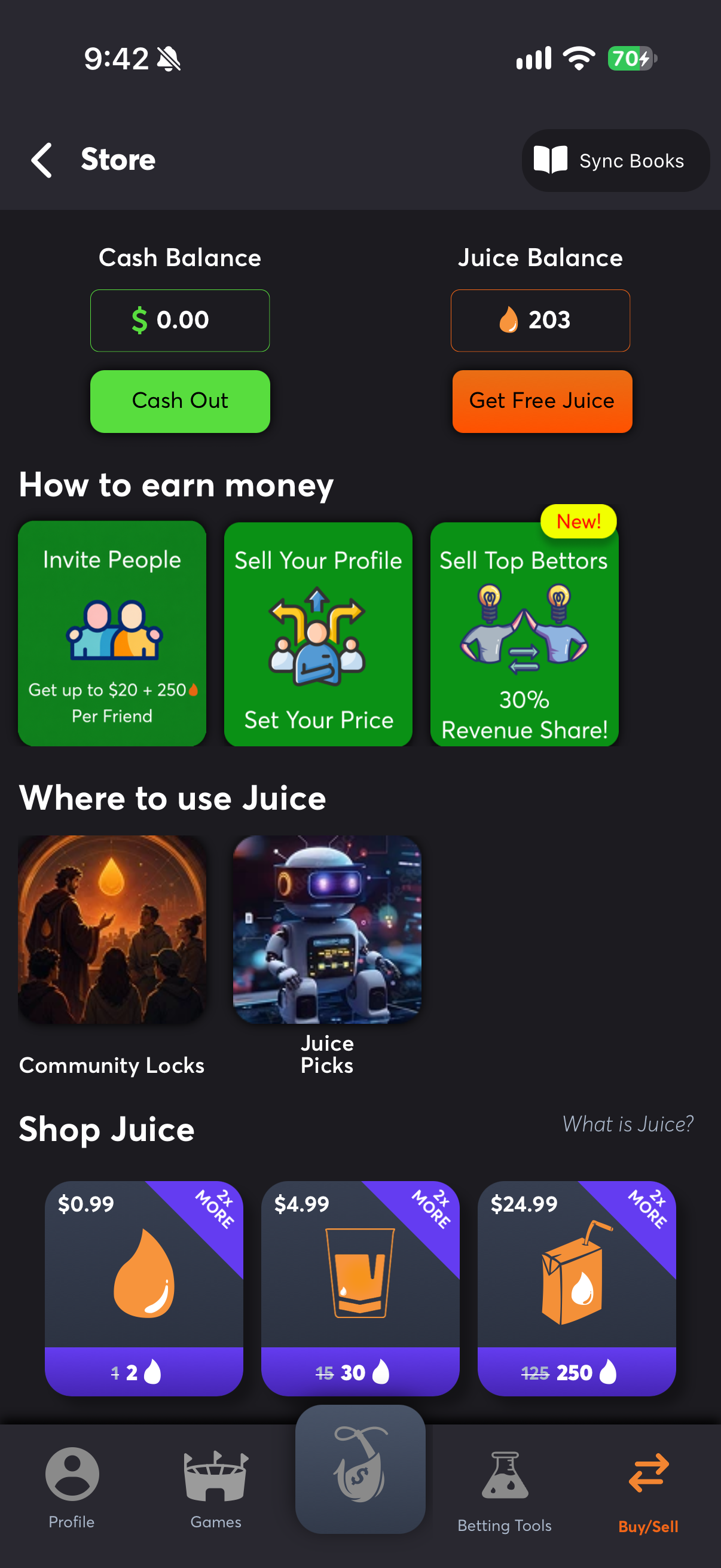 Juice Reel: Bet Tracker & Tips
