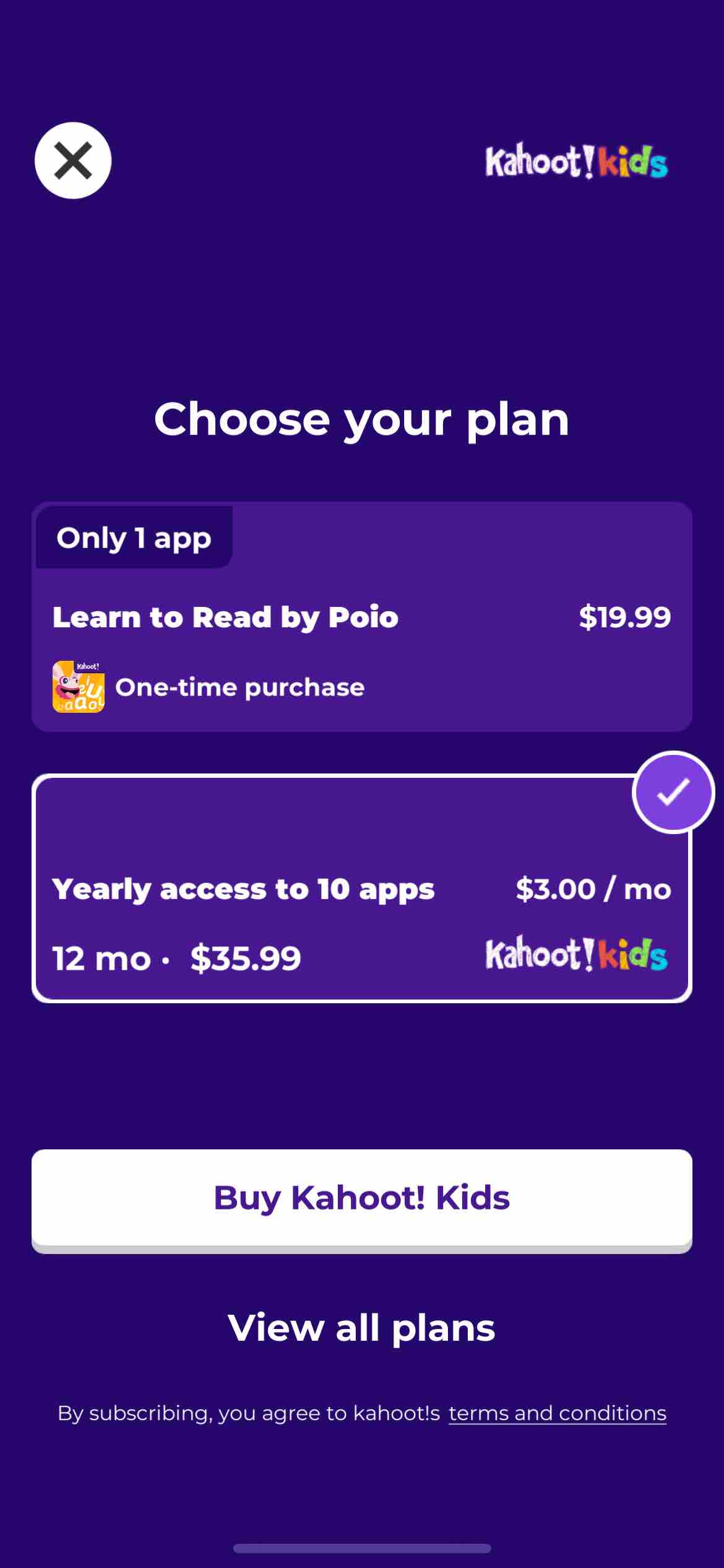 Kahoot! Learn to Read by Poio