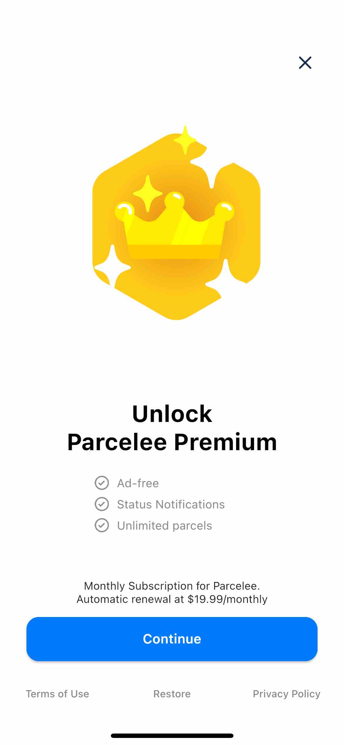 Parcelee - Package Tracker App