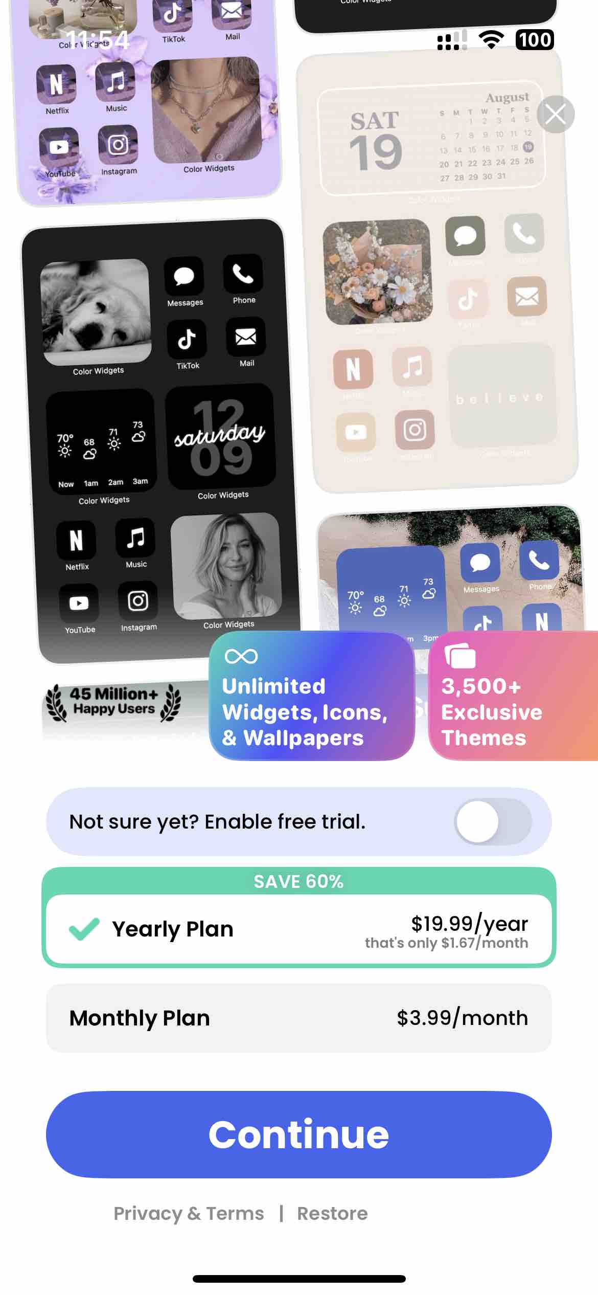 Color Widgets