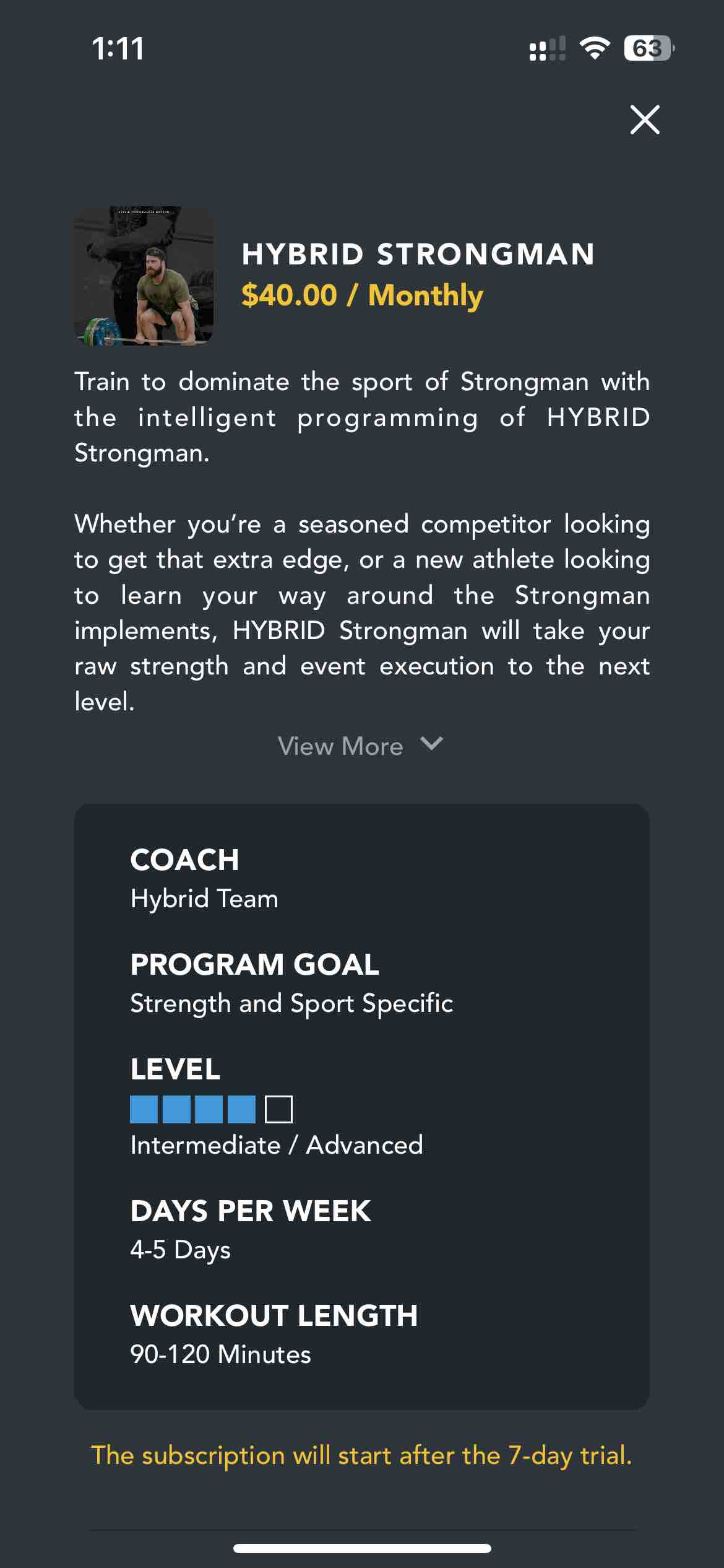 HYBRID | Strength Coach