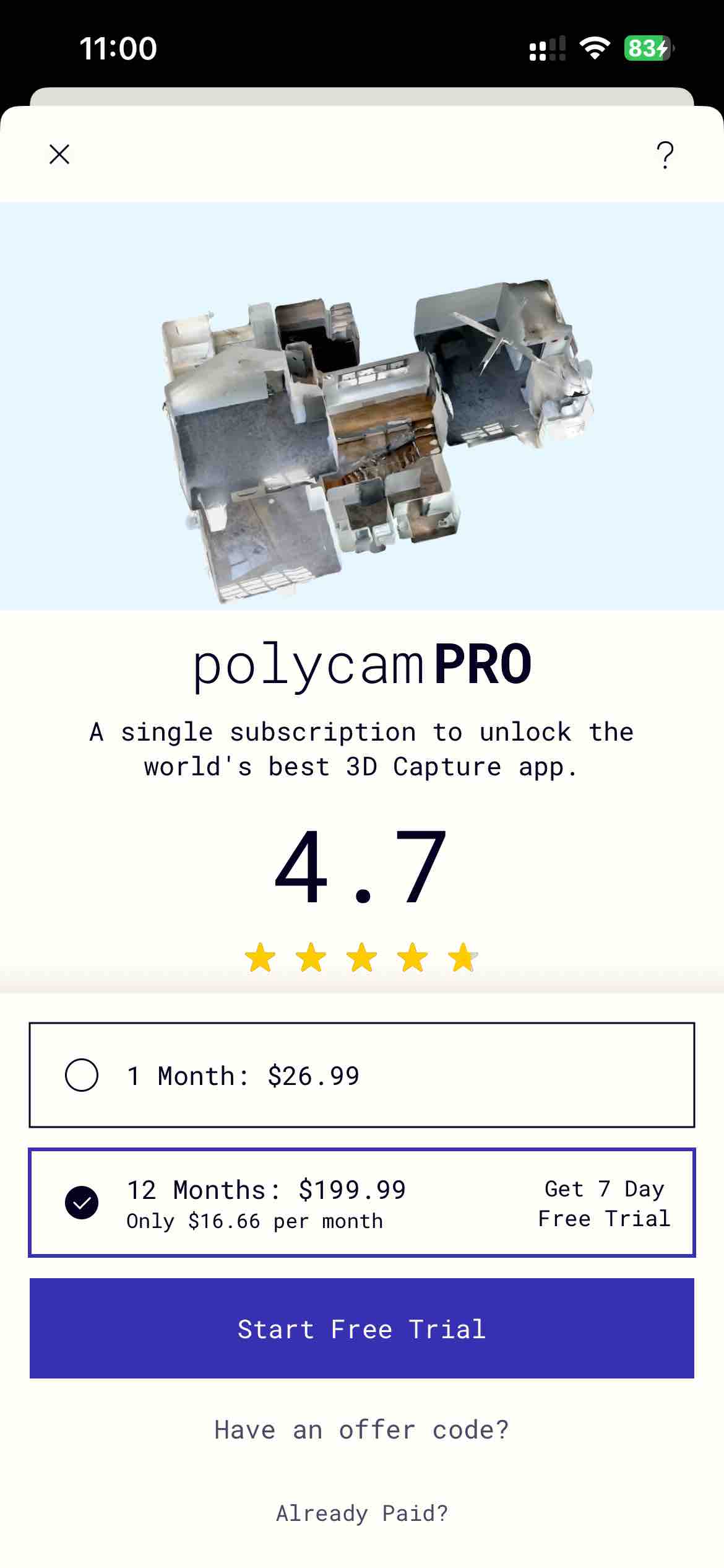 Polycam 3D Scans & Floor Plans