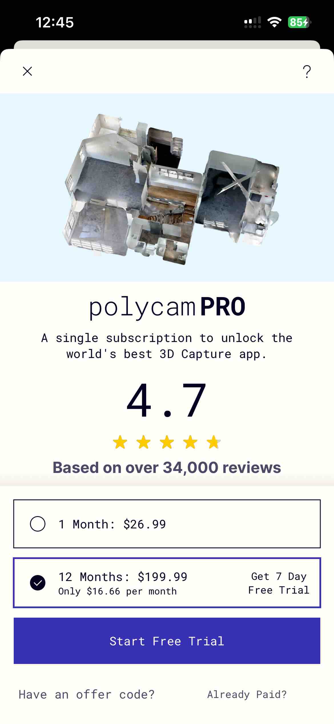 Polycam 3D Scans & Floor Plans
