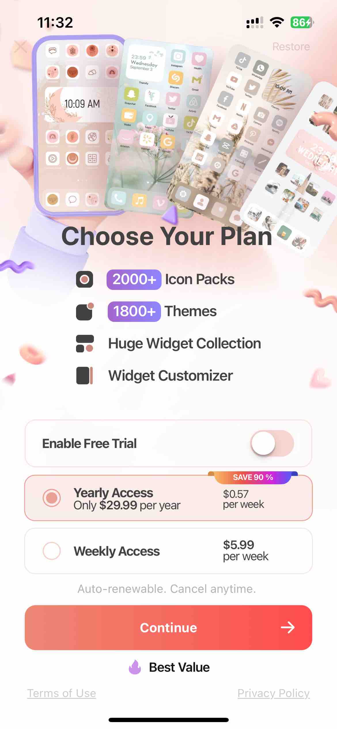 Themify - Widget & Icon Themes