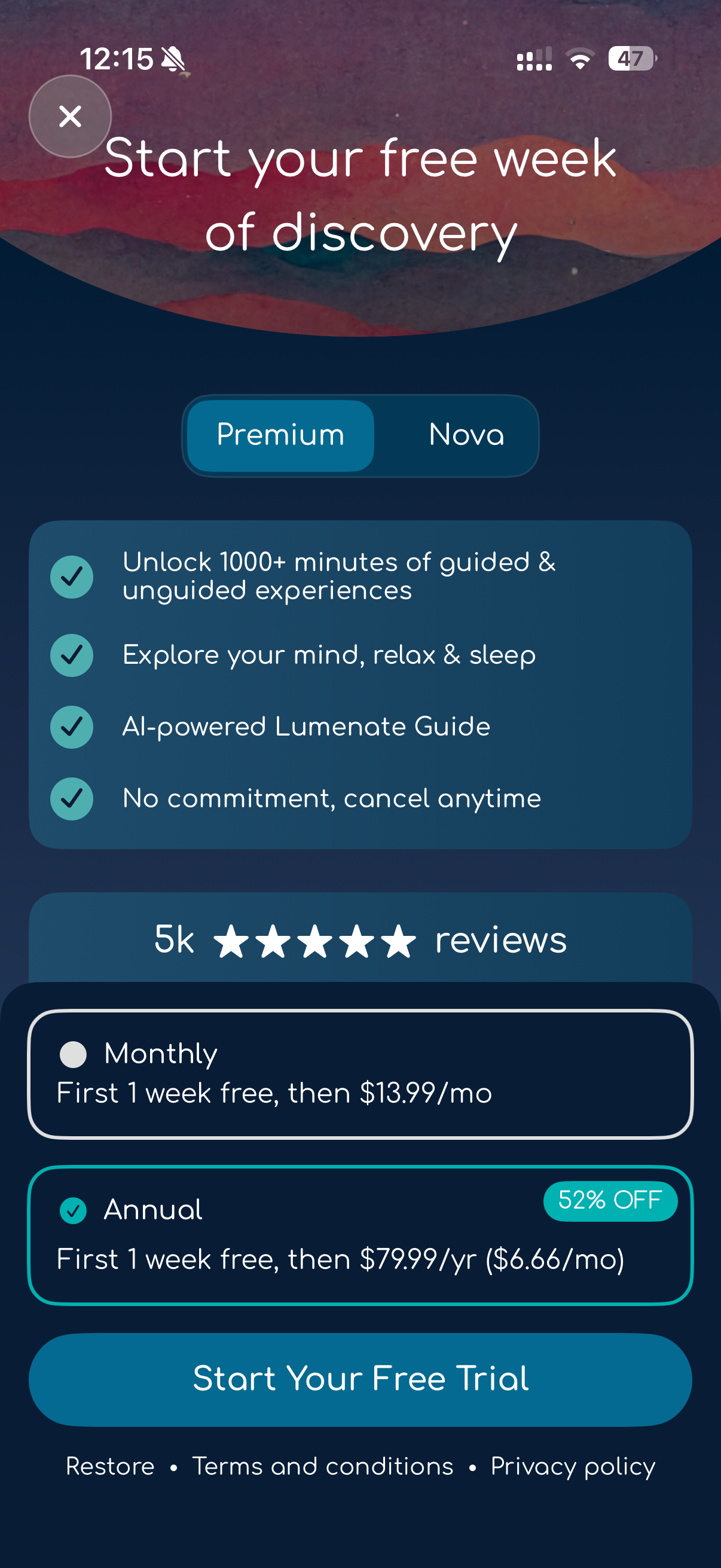Lumenate: Explore & Relax