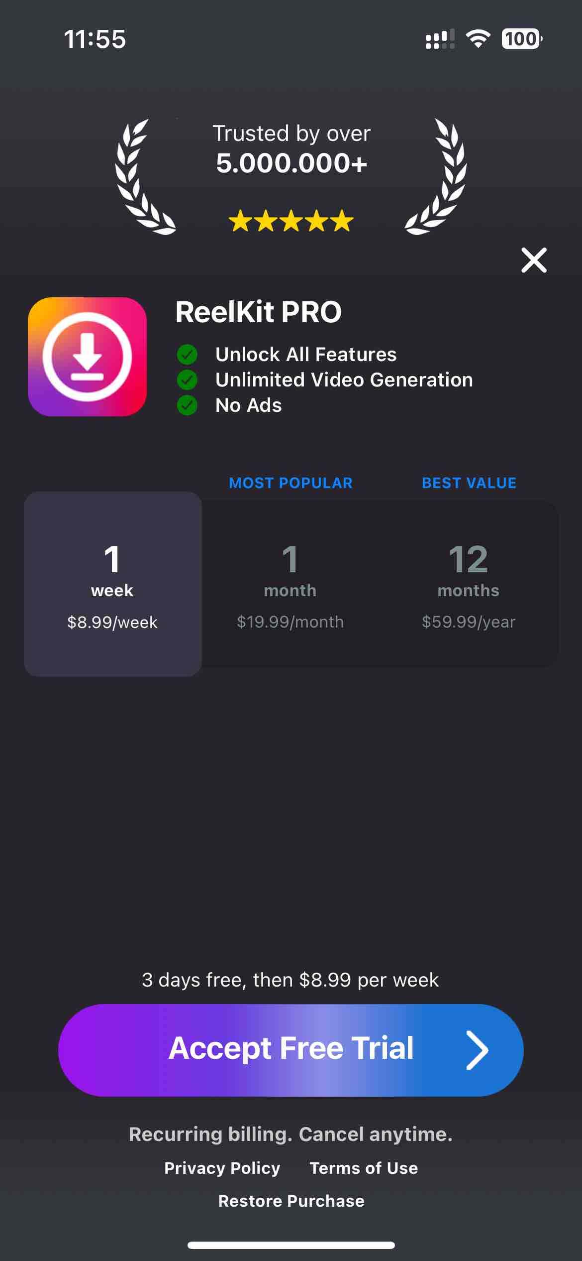 Video Downloader : Story Saver