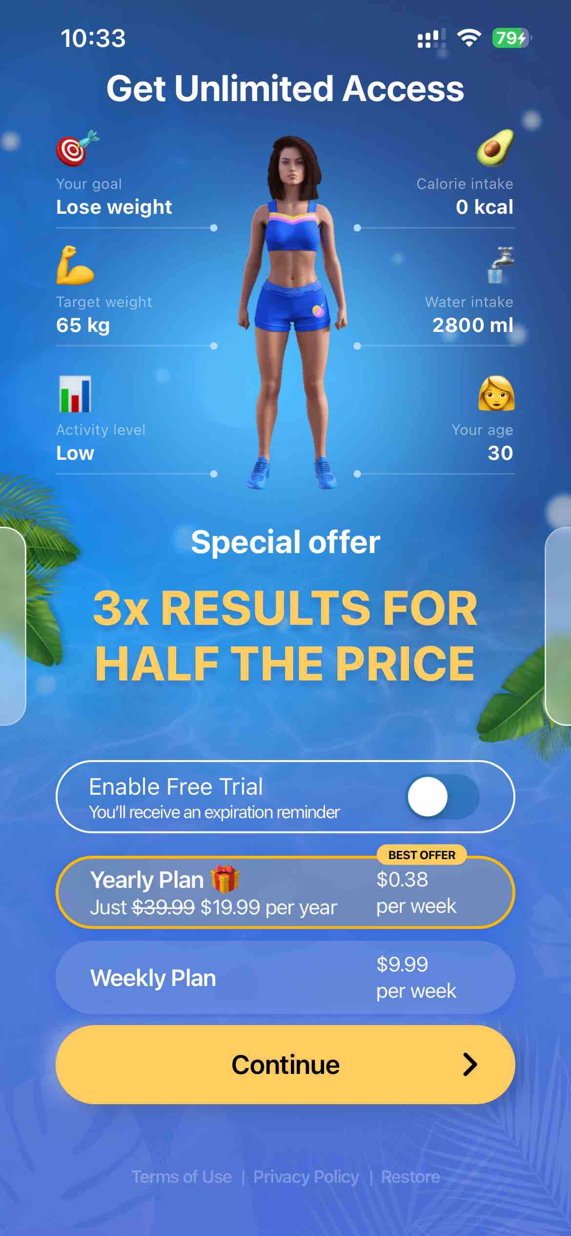 HitMeal Calorie & Food Tracker