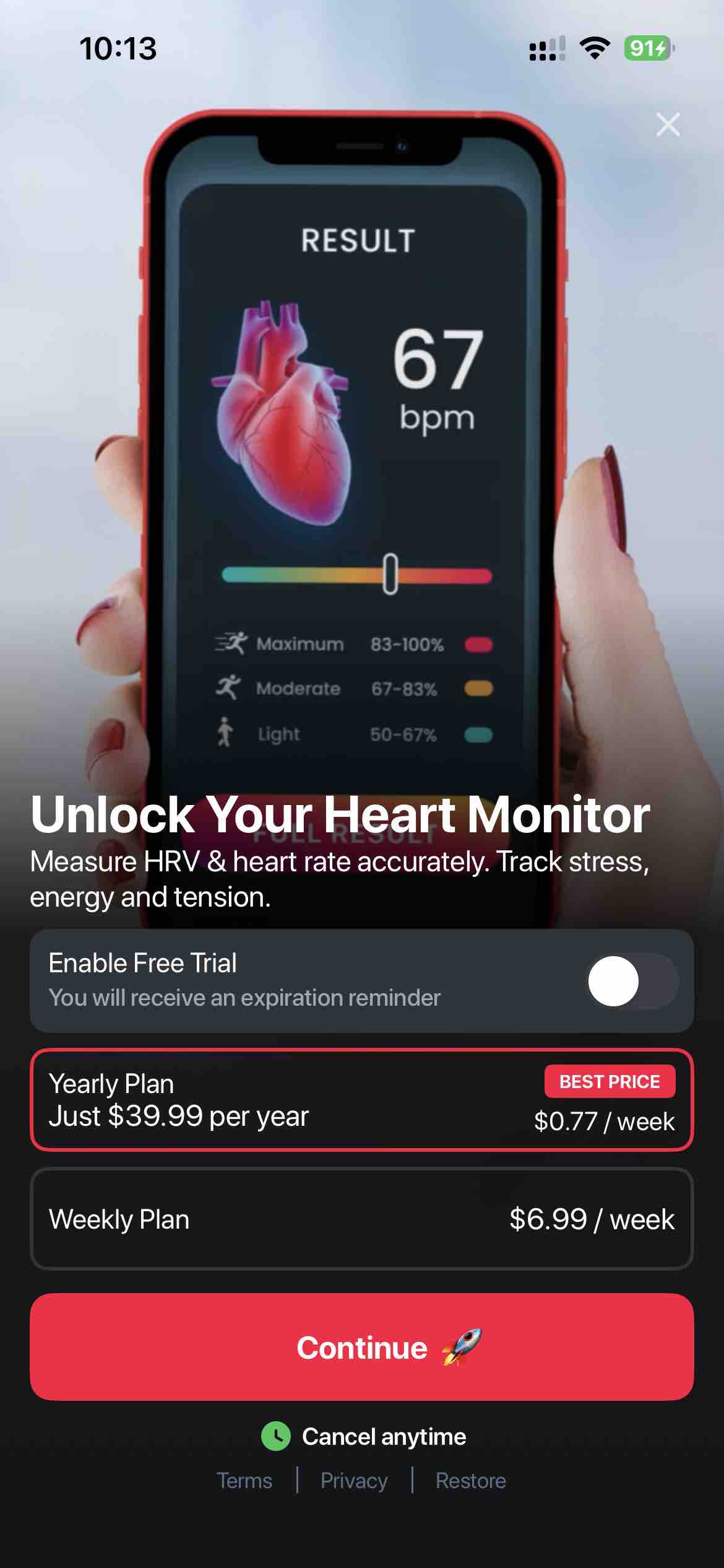 Heartify: Heart Health Monitor