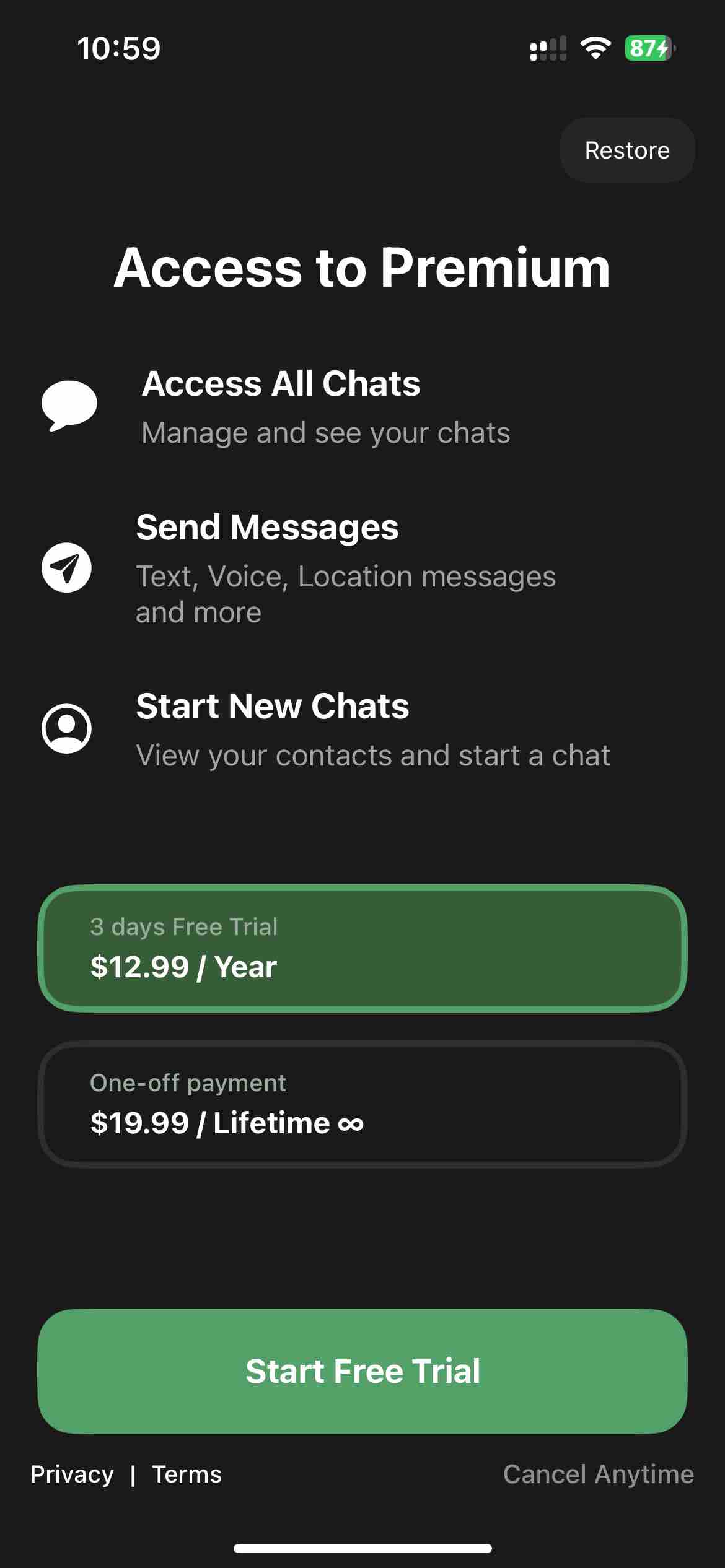 WatchsApp - Chat for Watch