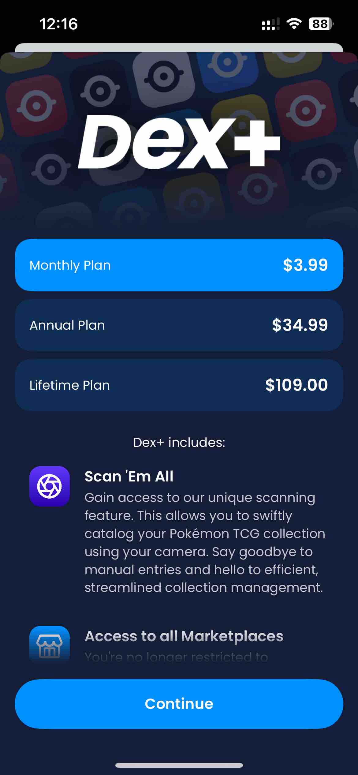 Dex - for TCG Collectors