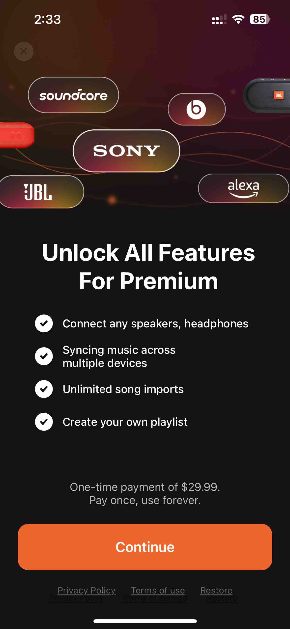 Headphones & Speaker connect +