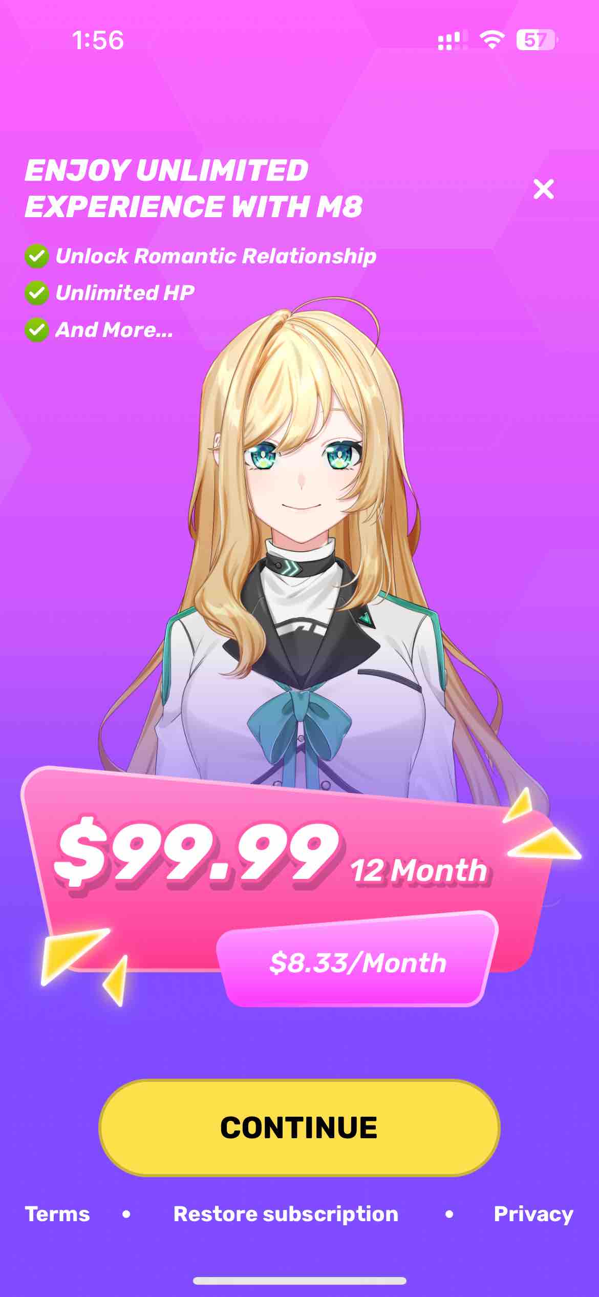m8: Your AI Anime Friend