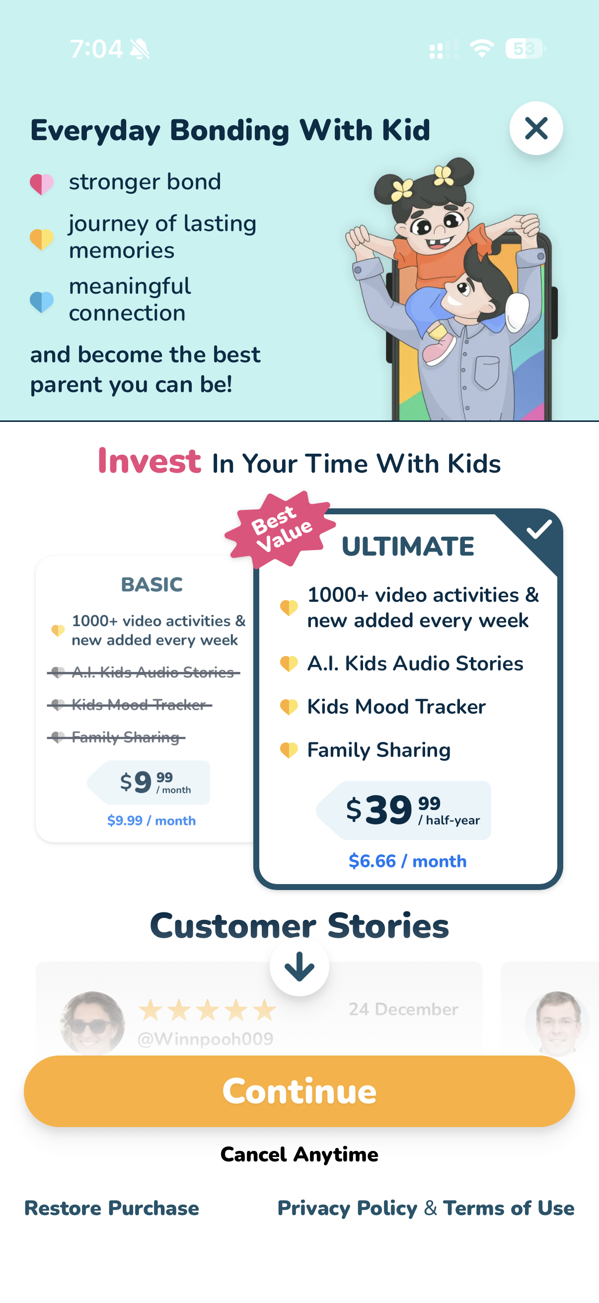 Hearty App: Everyday Bonding
