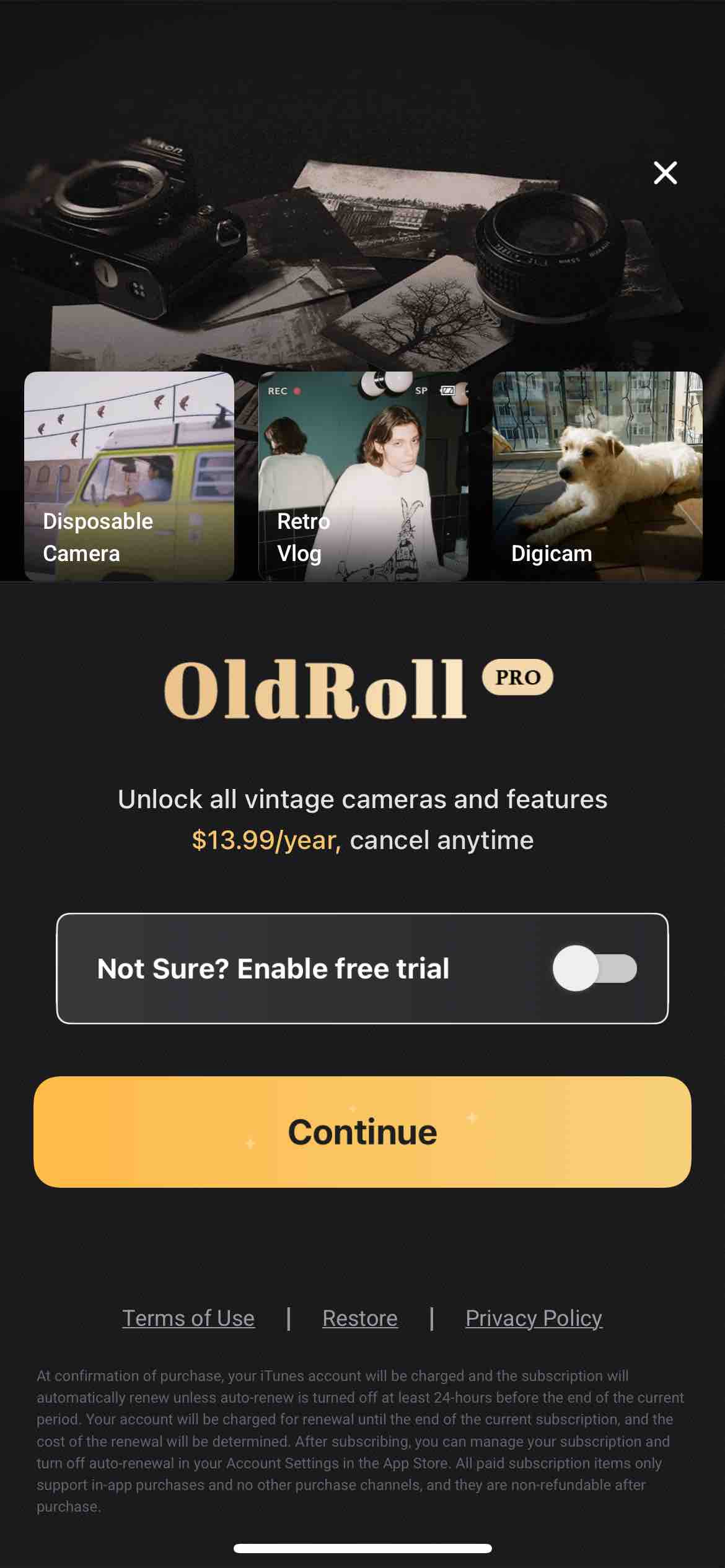 OldRoll - Vintage Film Camera