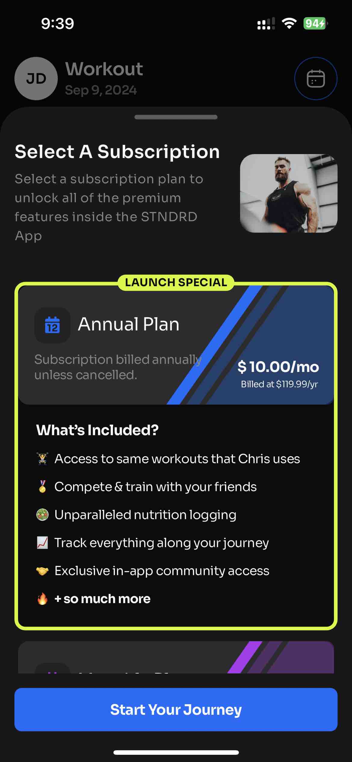 STNDRD Workout & Fitness Plans