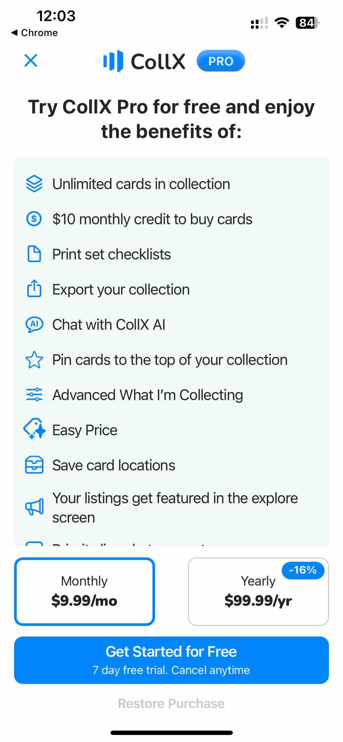 CollX: Sports Card Scanner