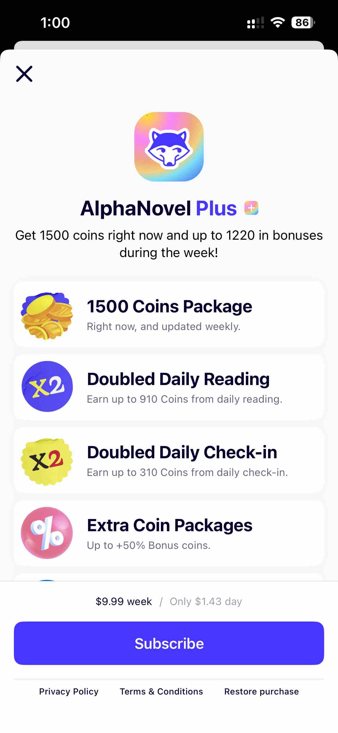 AlphaNovel - Novels & Stories