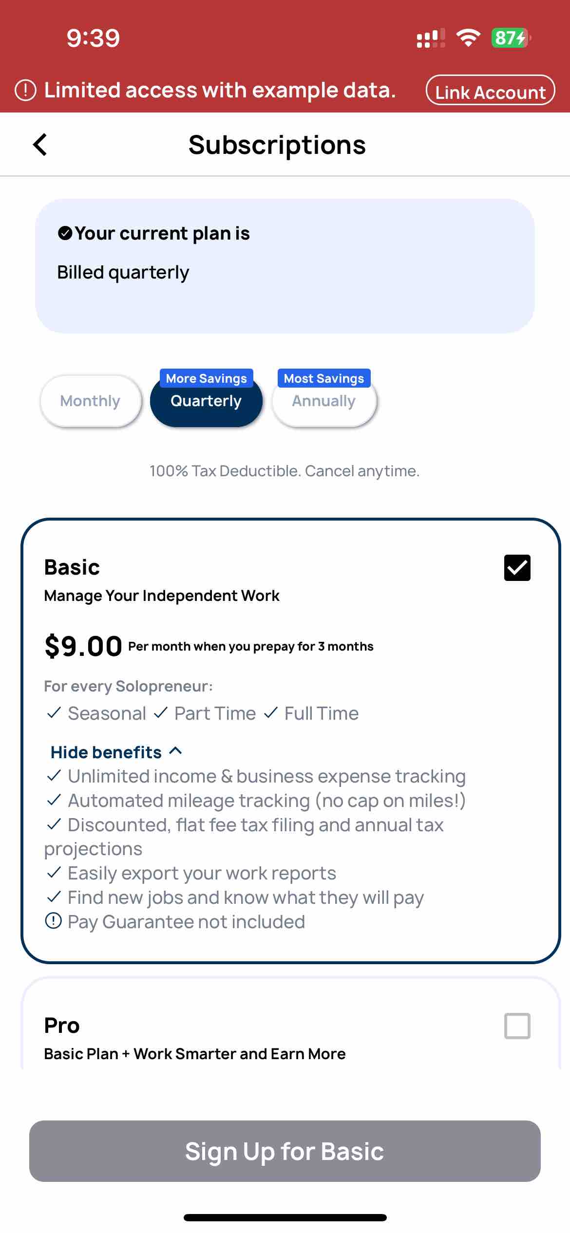 Solo: Your Gig Business App