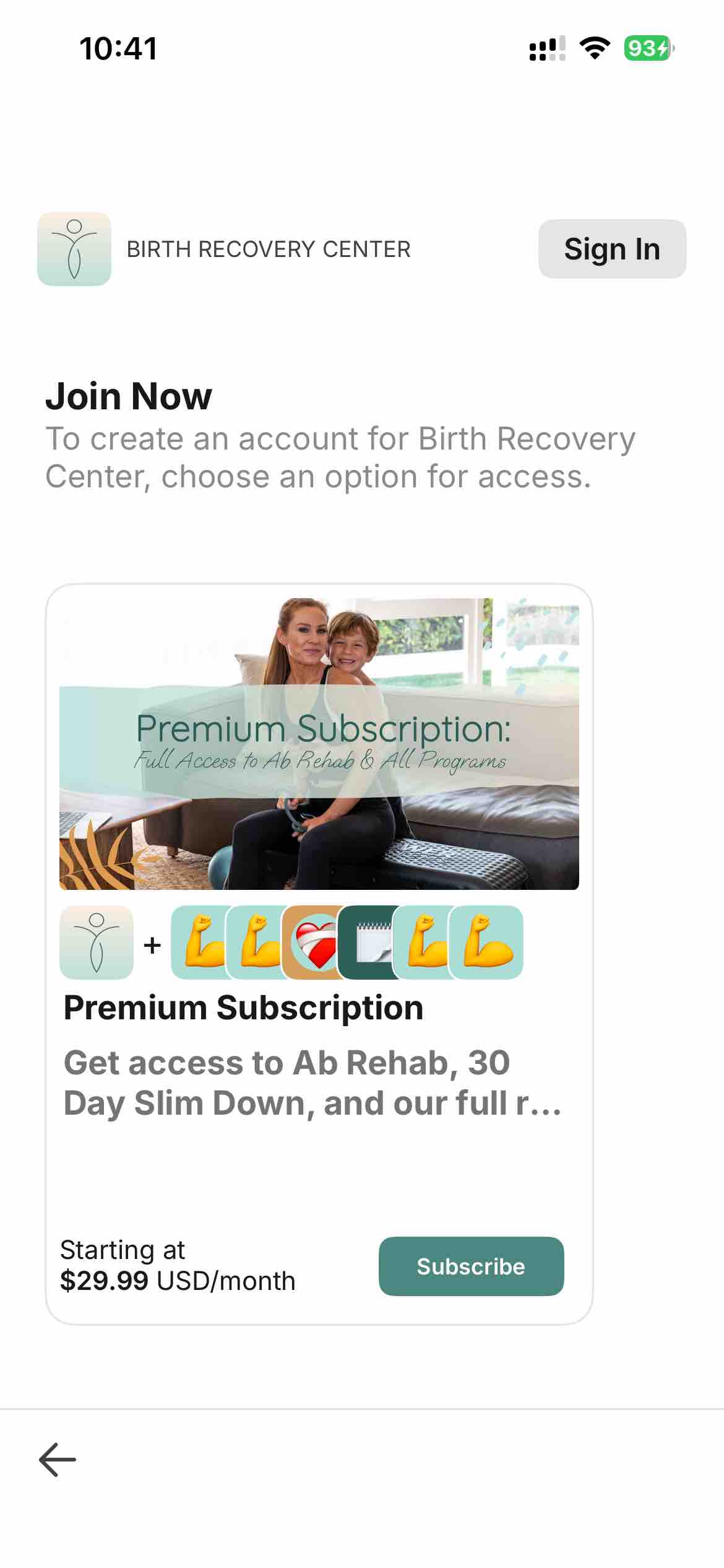 Birth Recovery Center