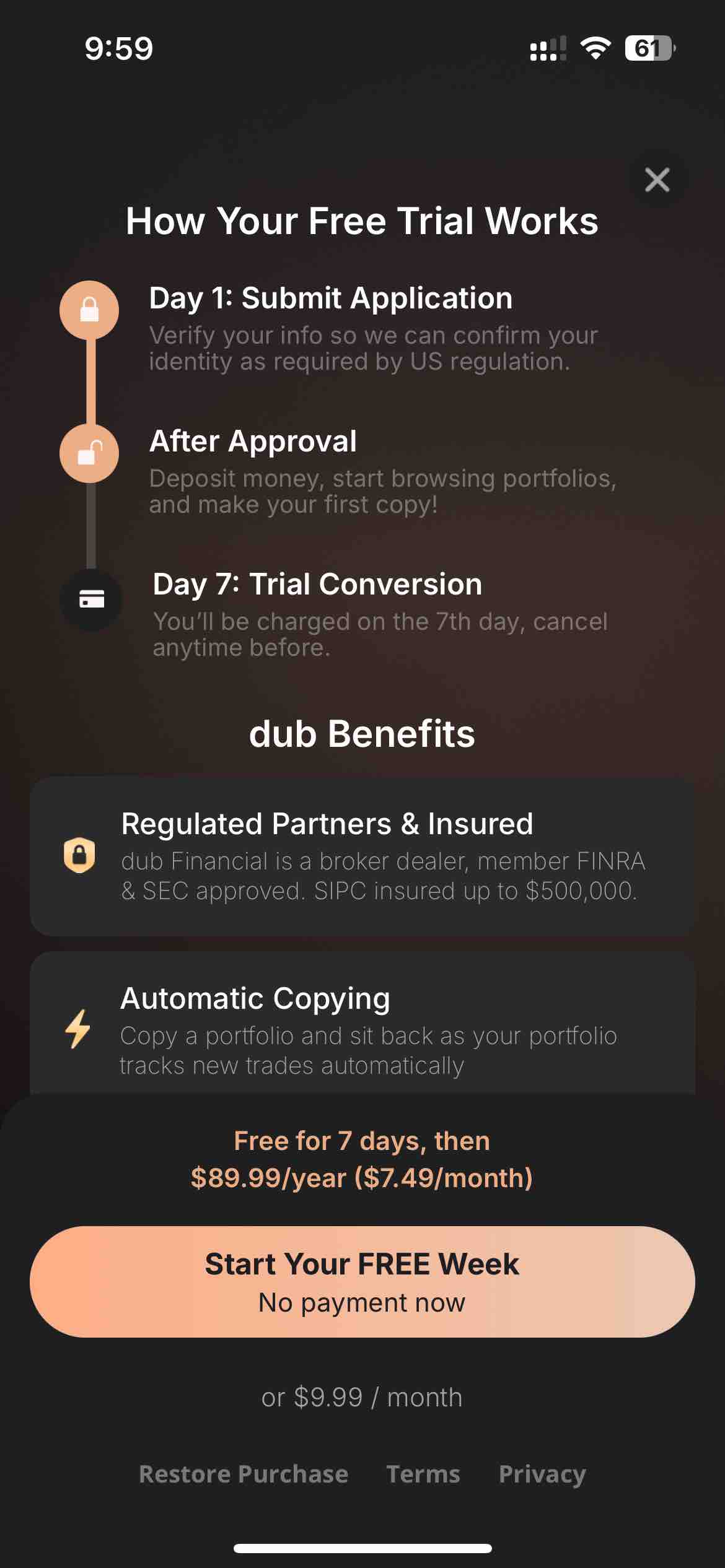 dub | Copy Trade Anyone