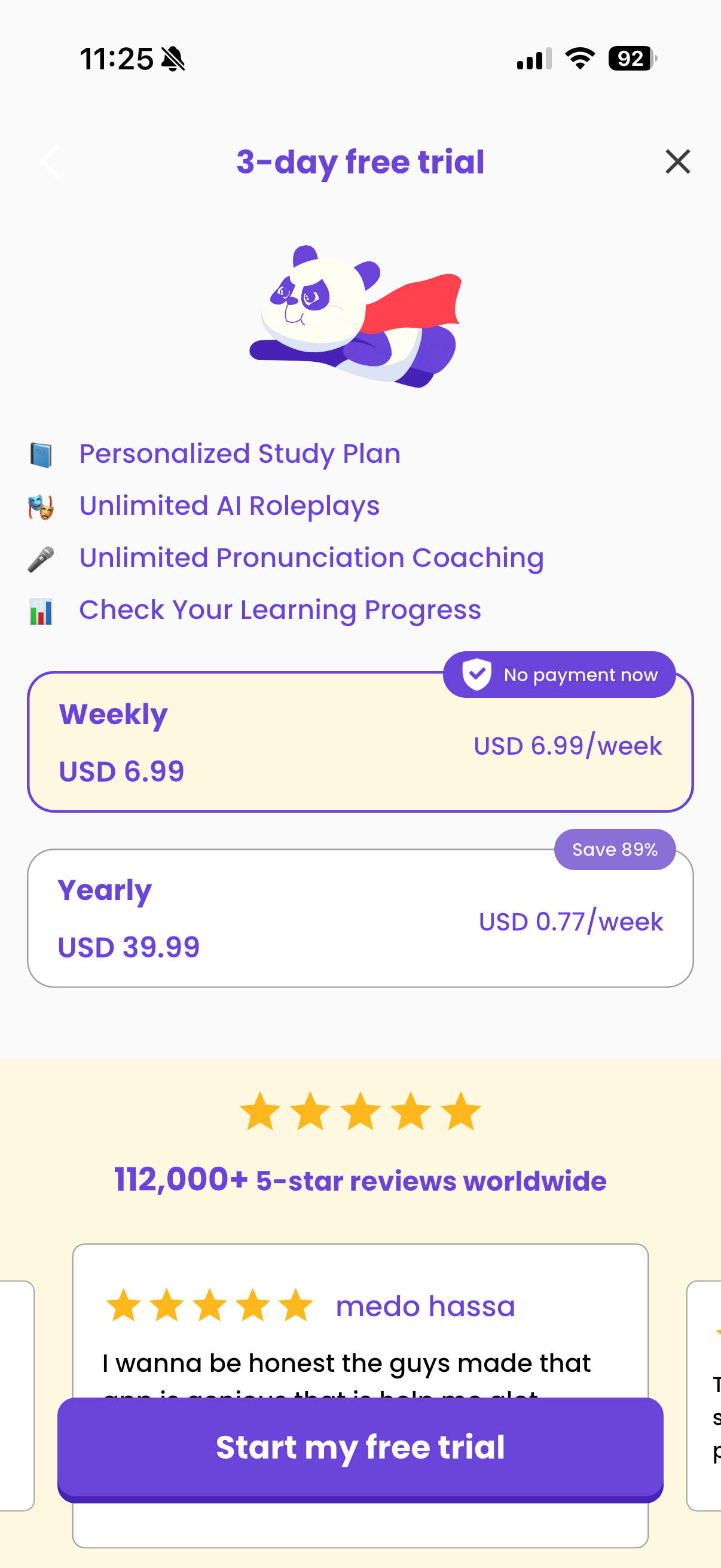 Lingopanda: Language Learning