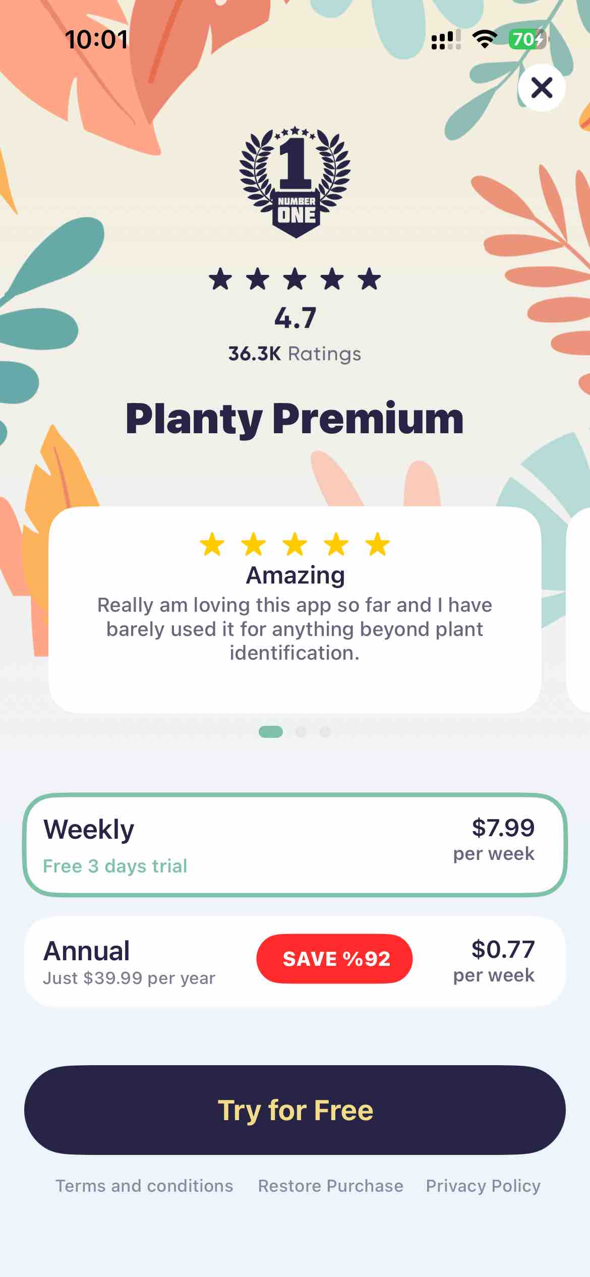 Plant Identifier, Care: Planty