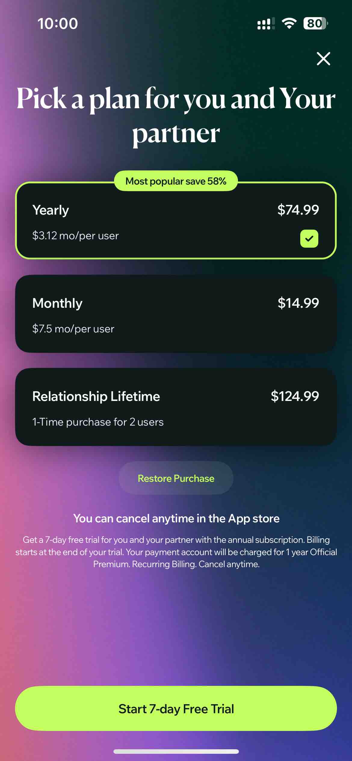 Official: Relationship Tracker