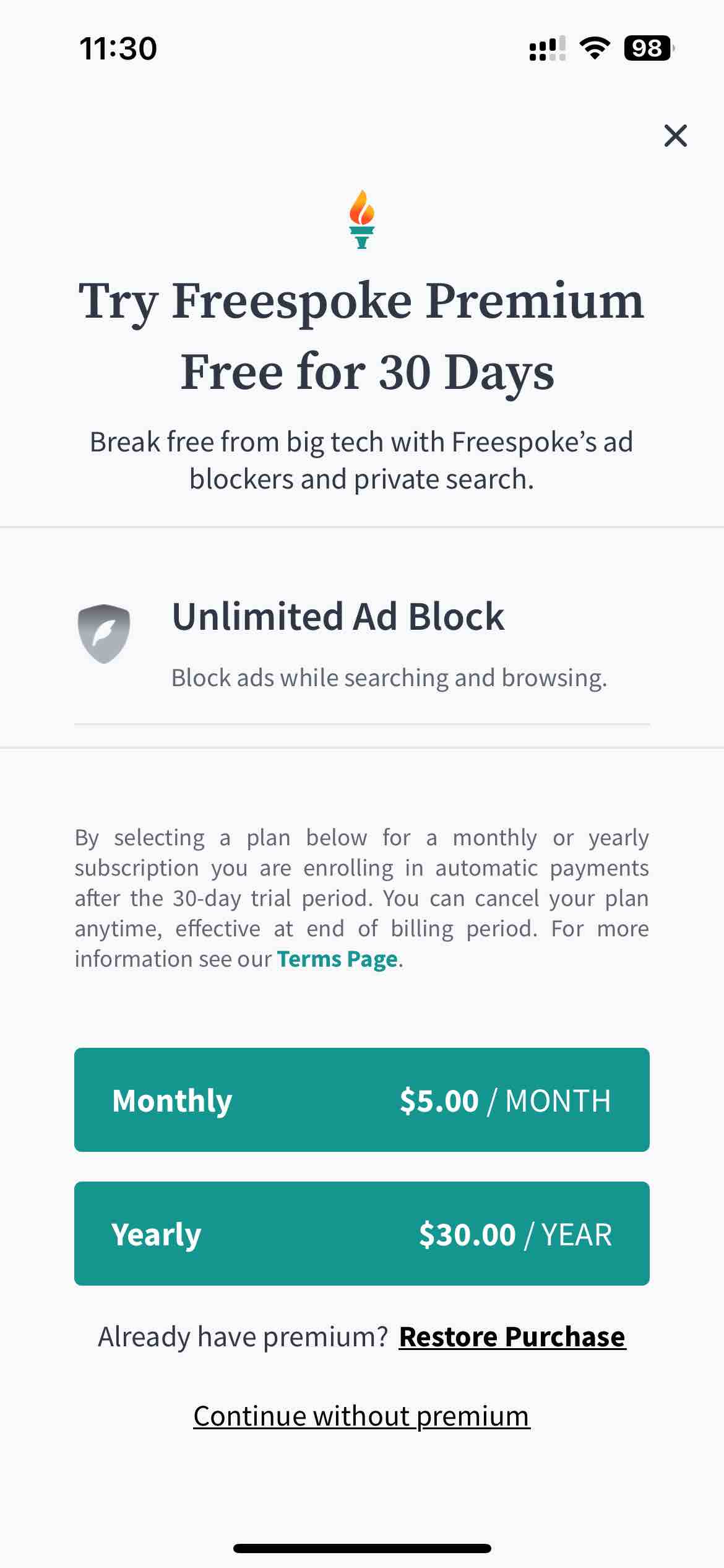 Freespoke - Search & Discovery