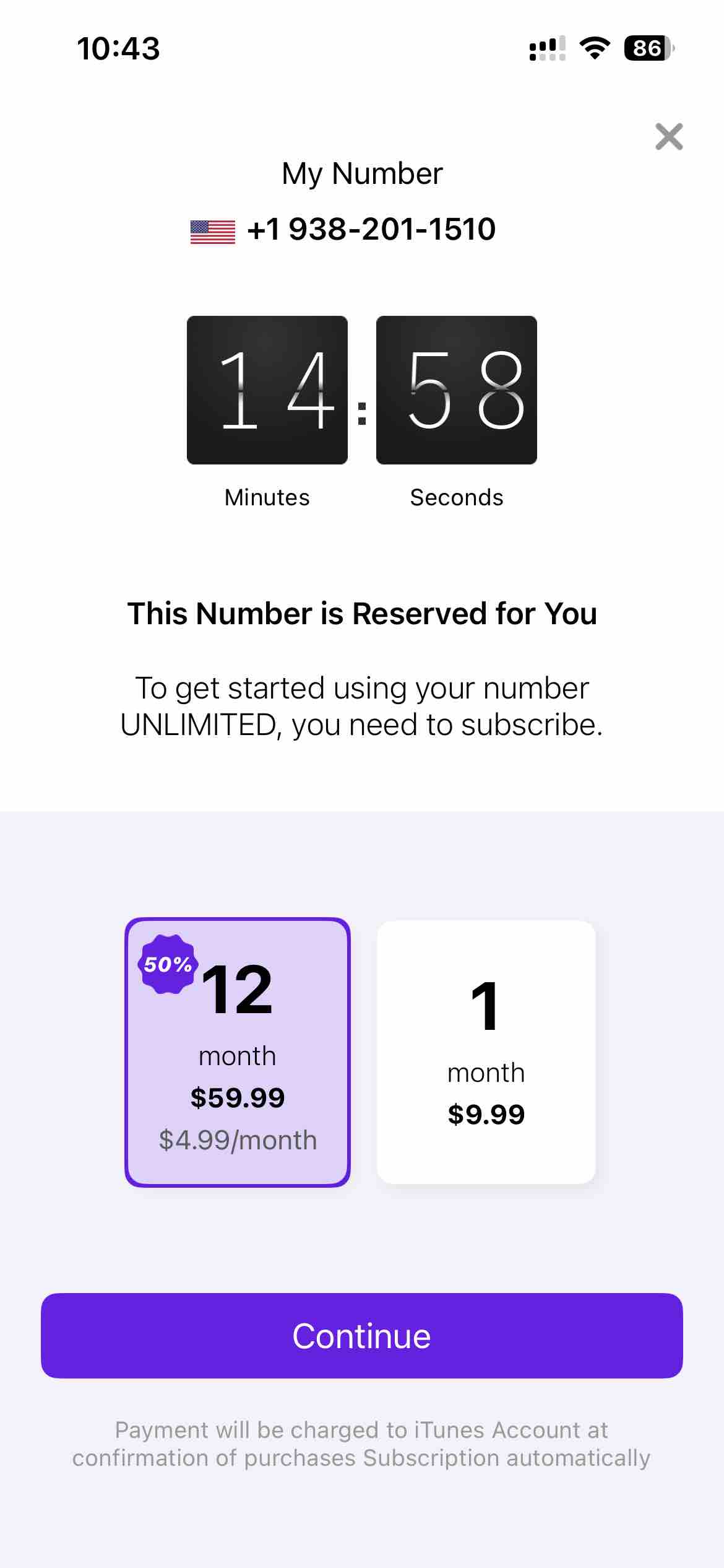 Nextline - Second Phone Number