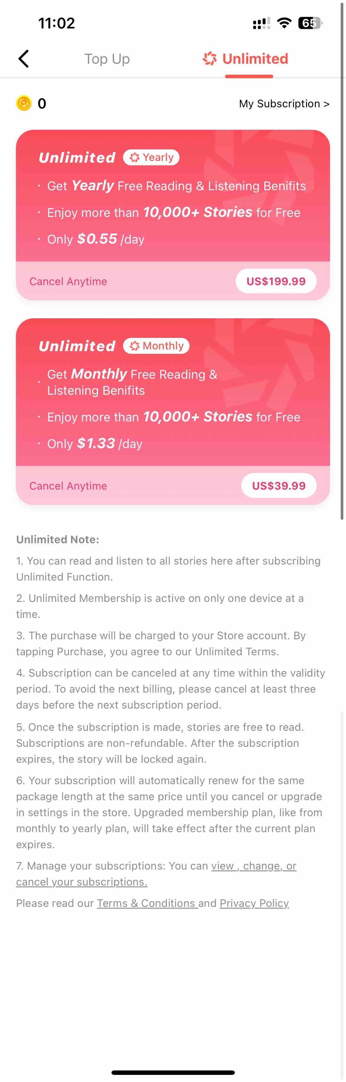 Readink – Stories & Books