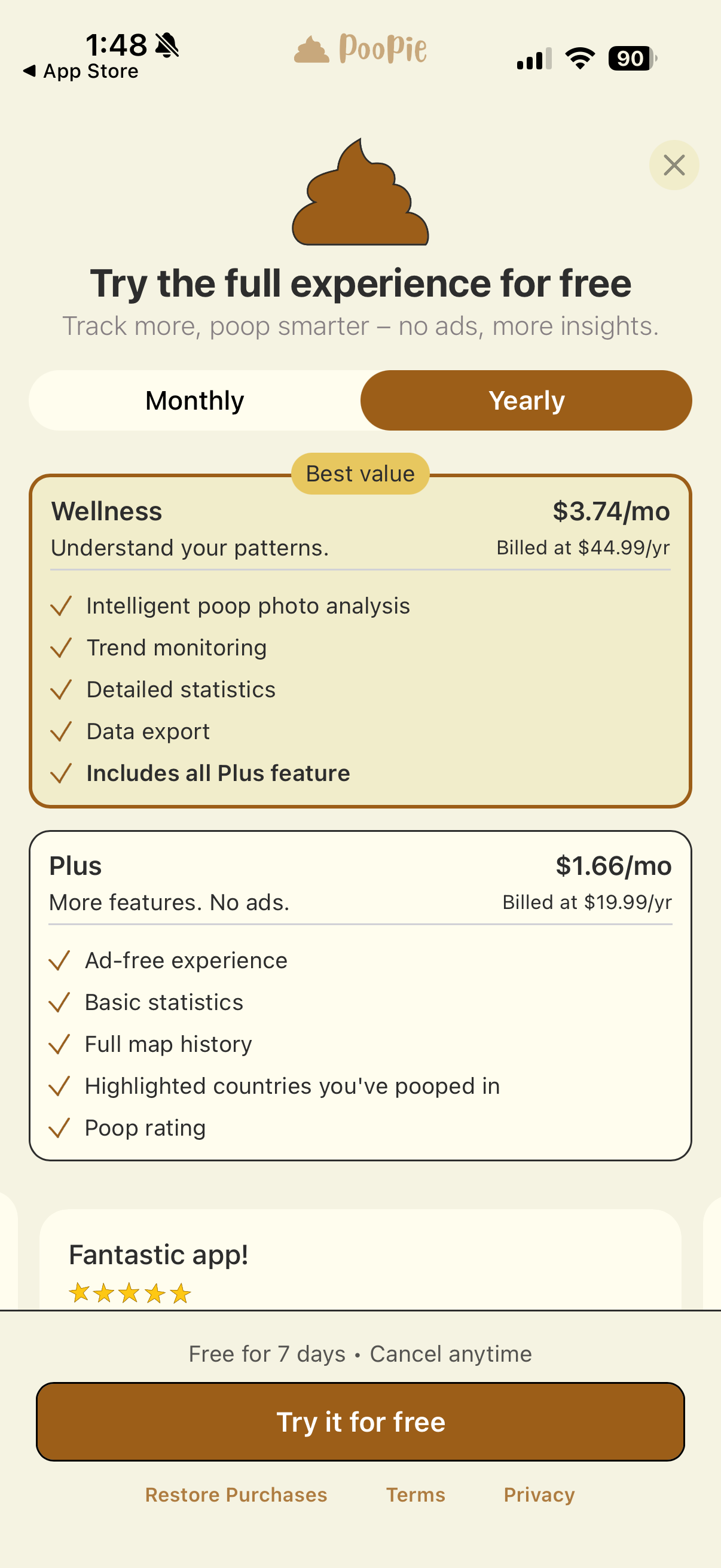 Poopie: Poop Map, Calendar