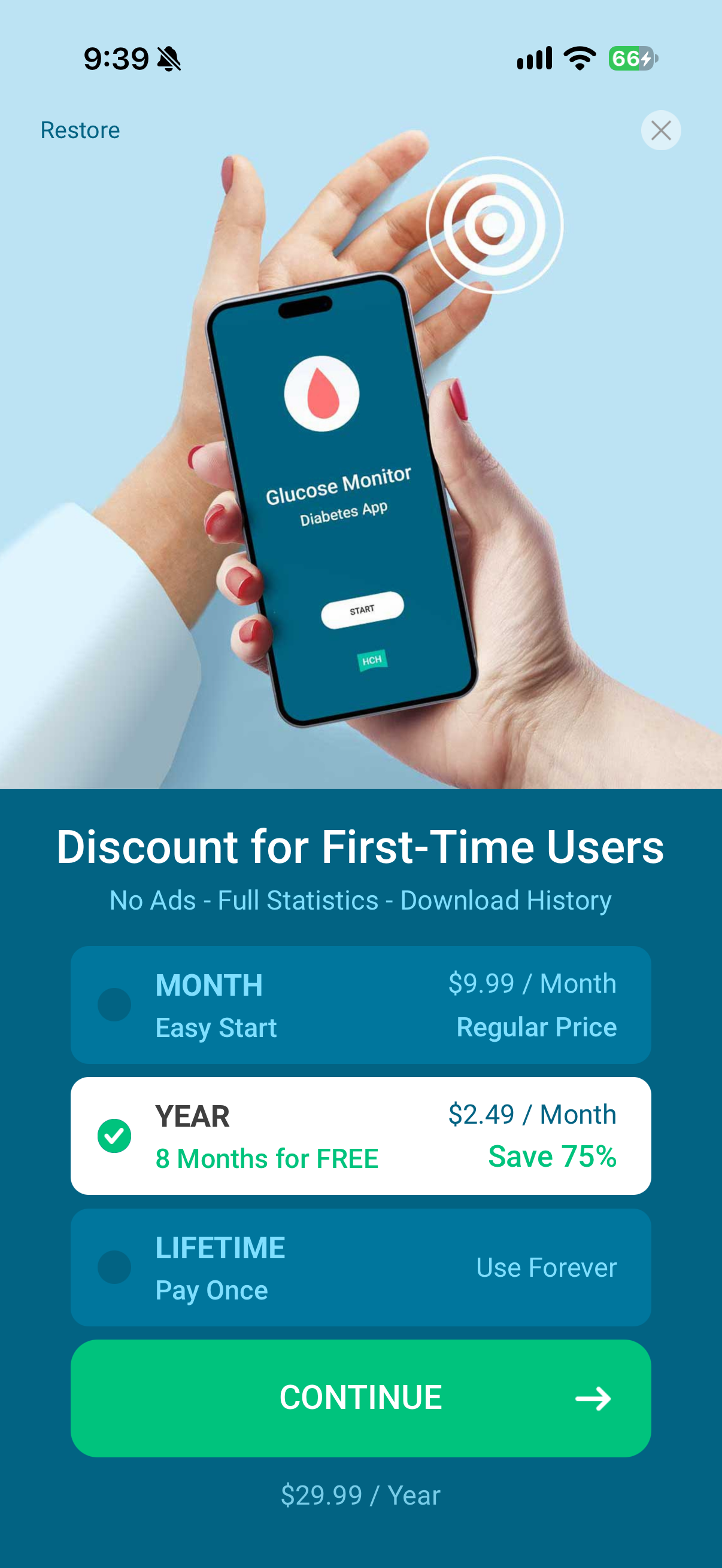 Glucose Monitor - Diabetes App