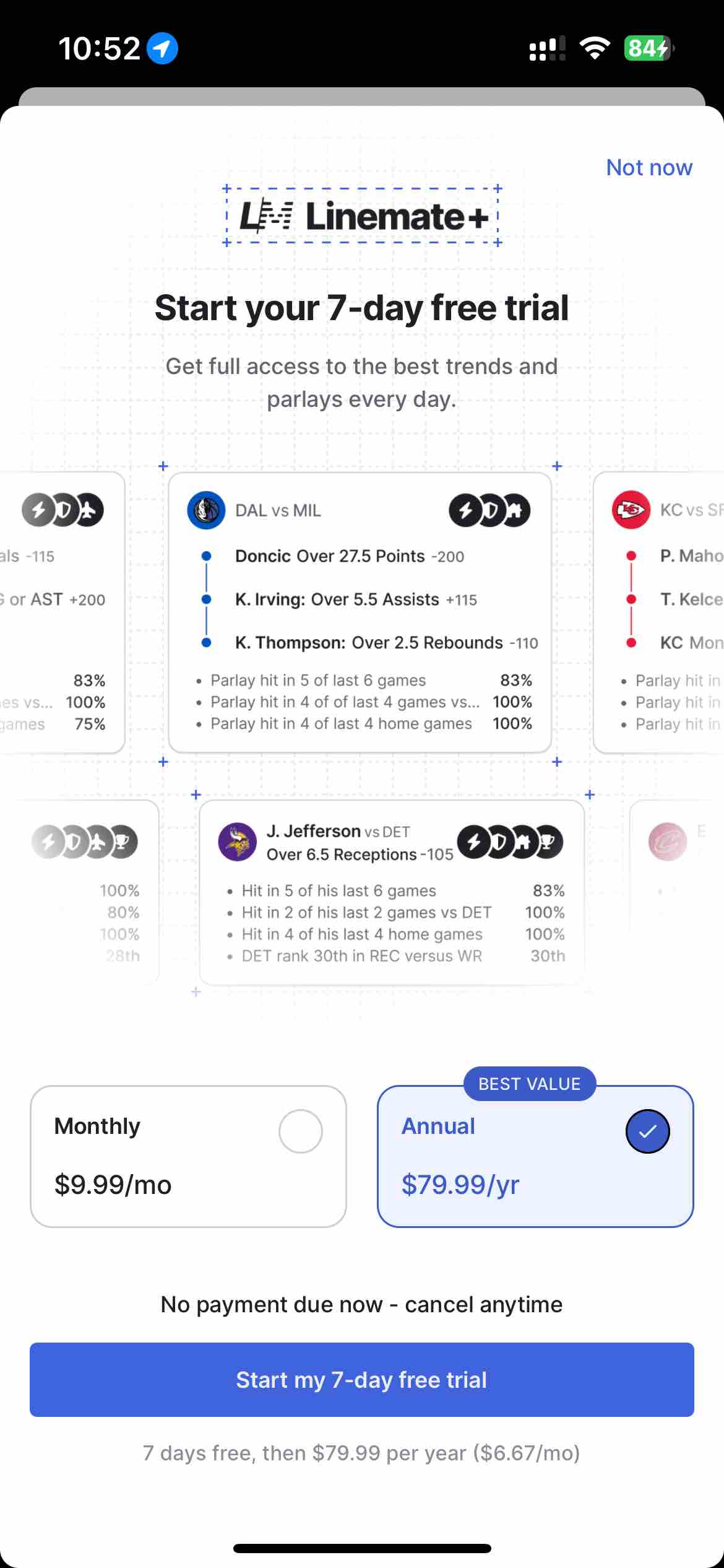 Linemate: Find Your Next Bet
