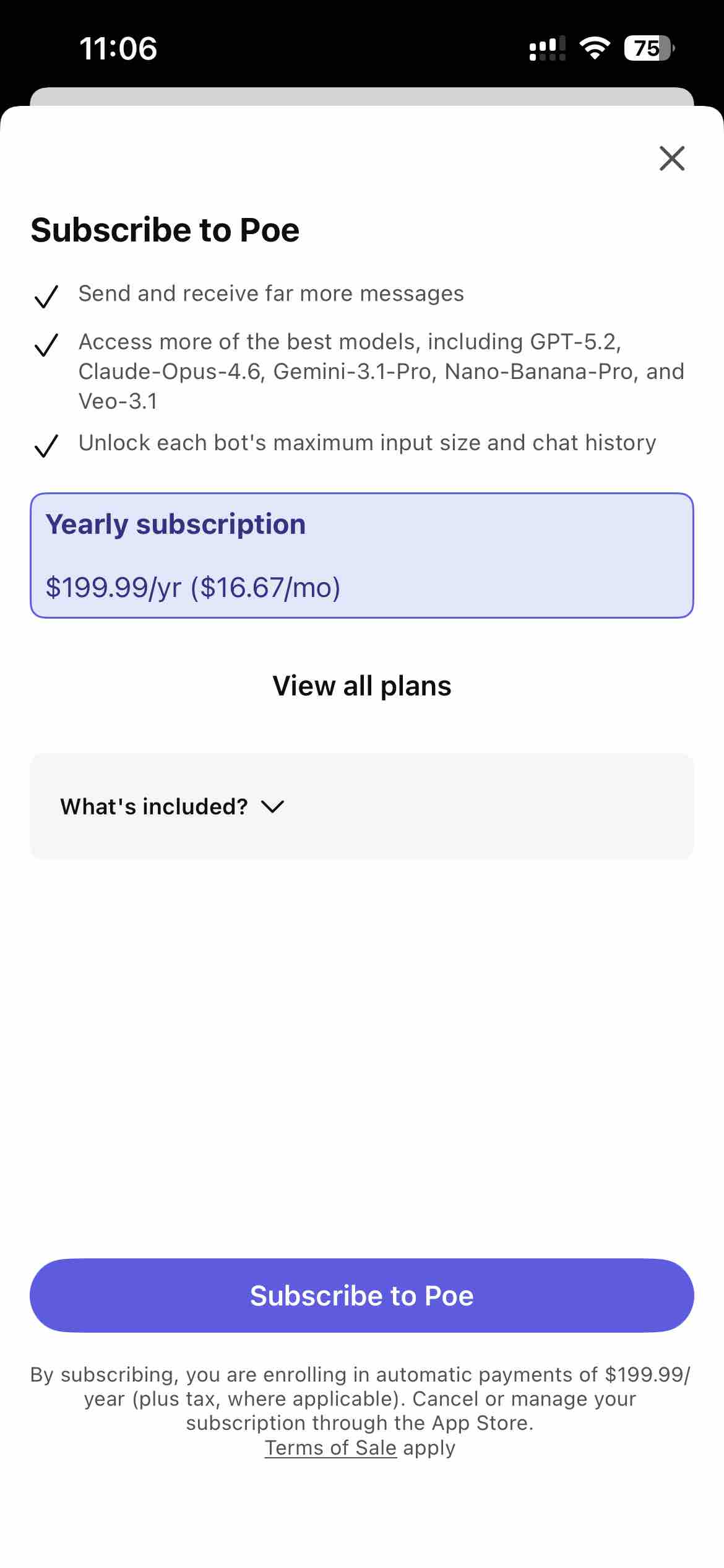 Poe – Fast AI Chat