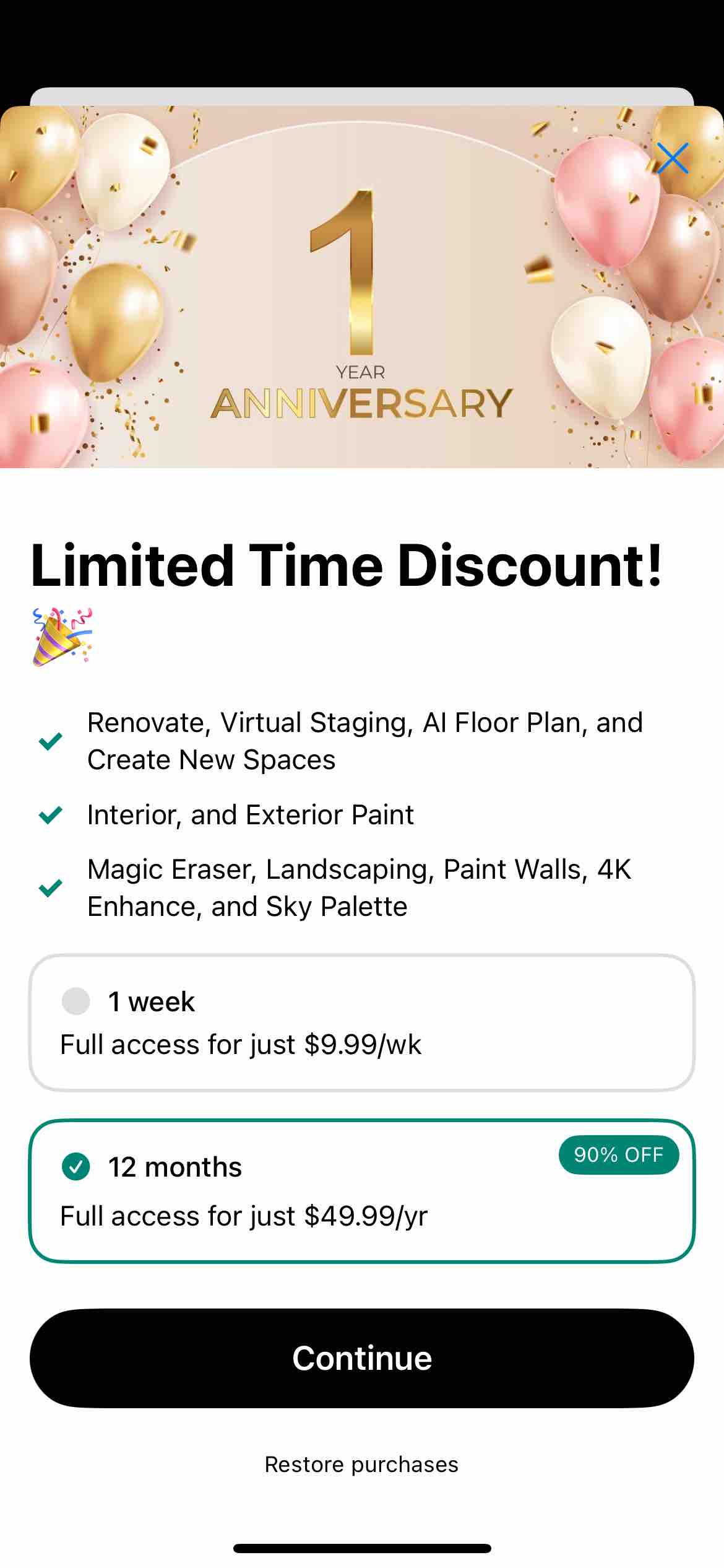 Renovate AI - Home Remodel App