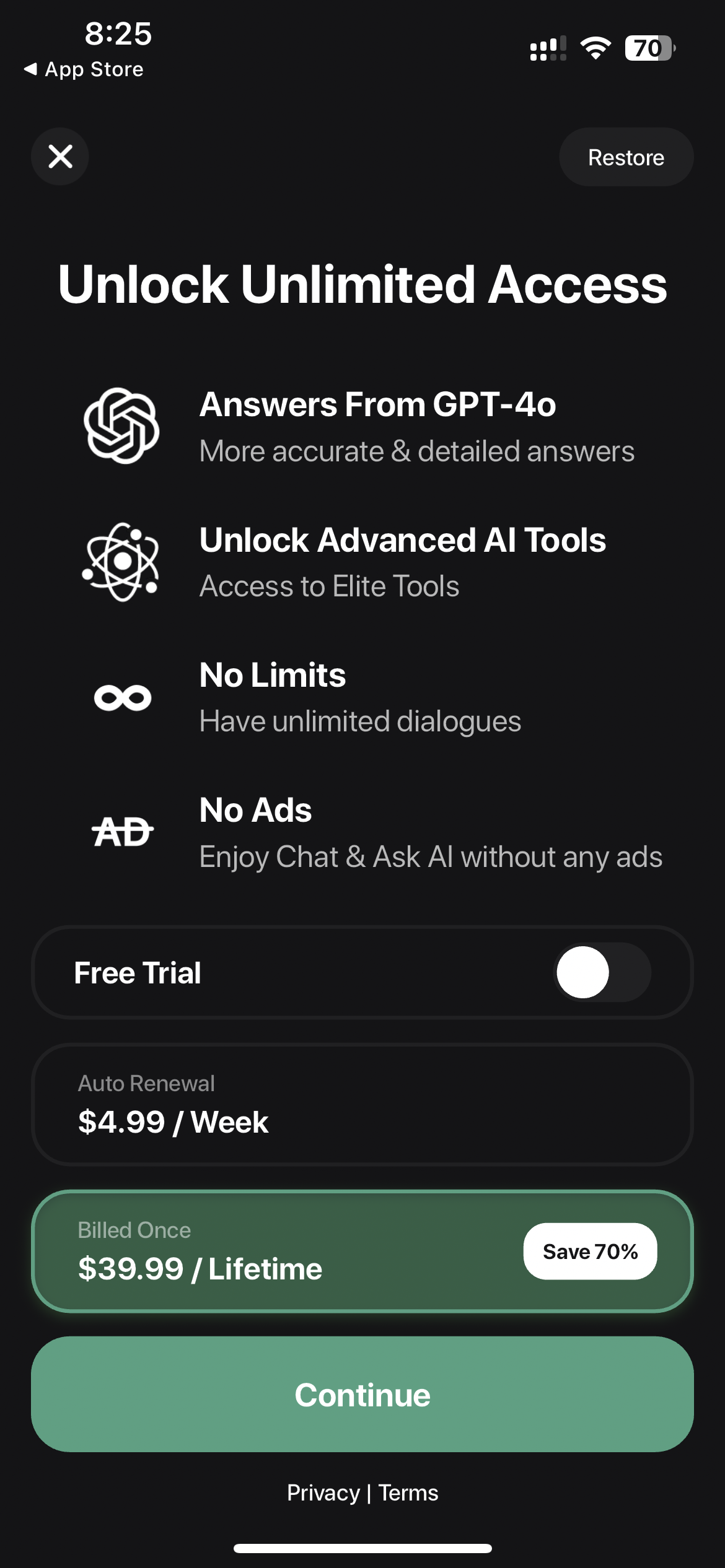 Chat AI: Ask Agent Anything