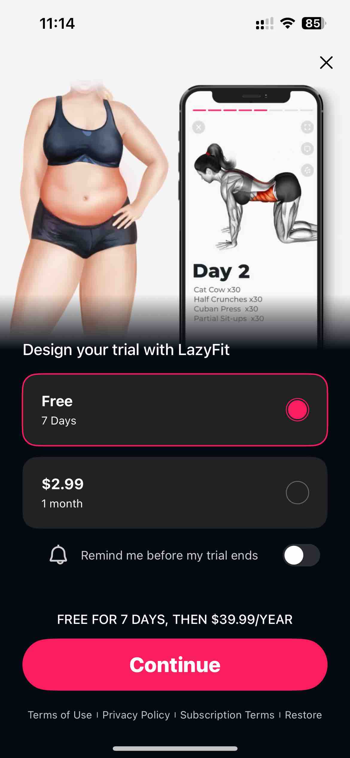 LazyFit: Workout For Beginners