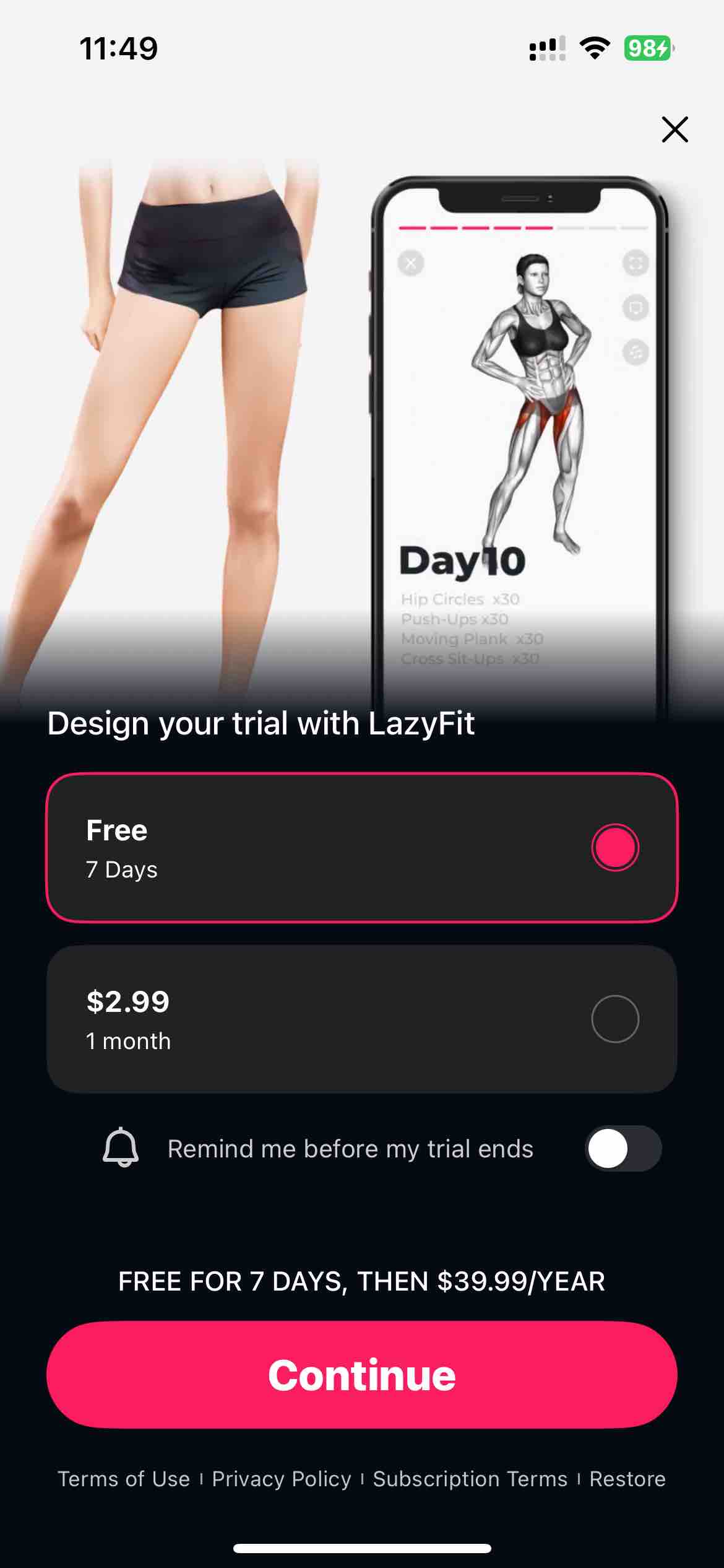 LazyFit: Workout For Beginners