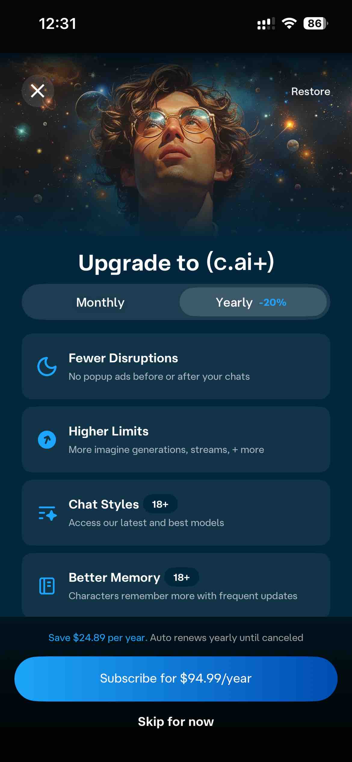 Character AI: Chat, Talk, Text