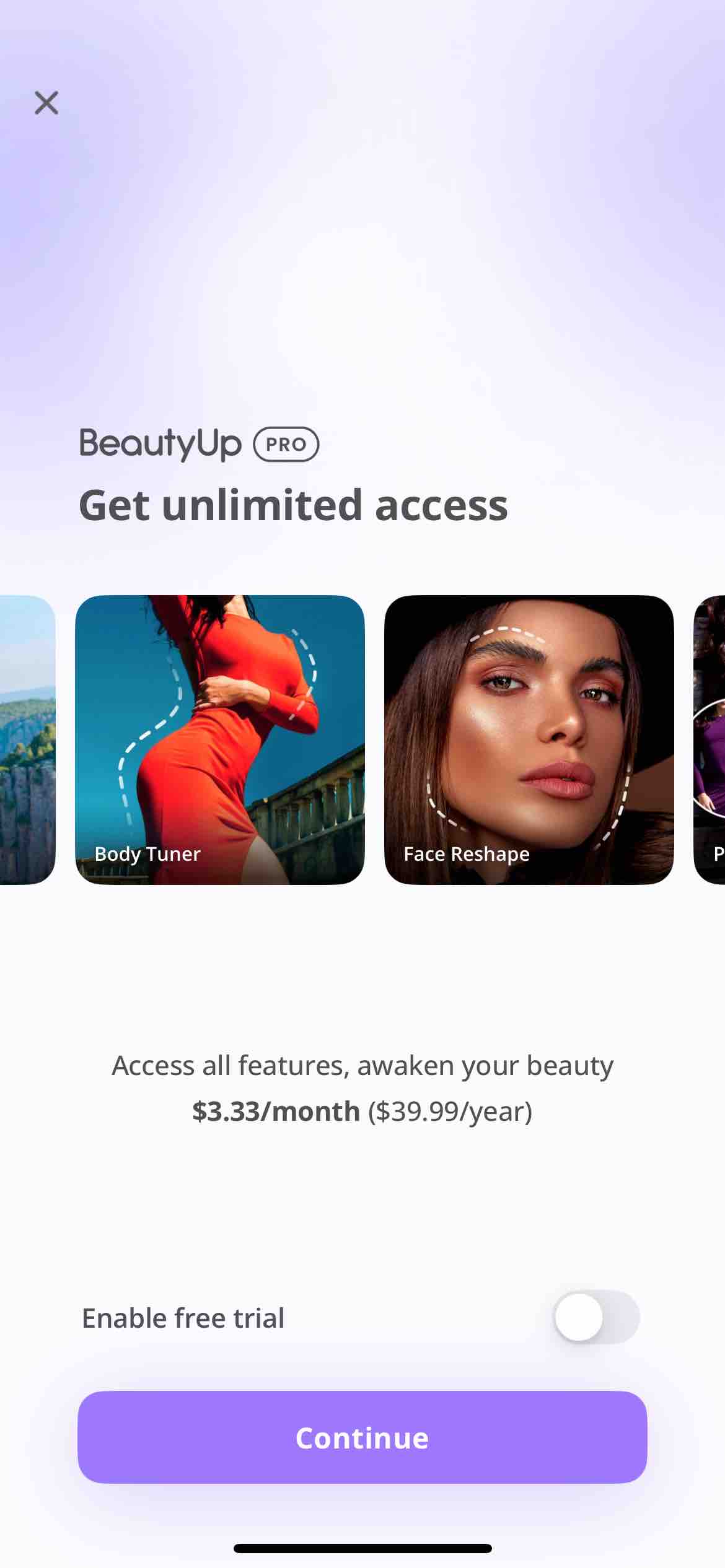 BeautyUp－AI Face & Body Editor